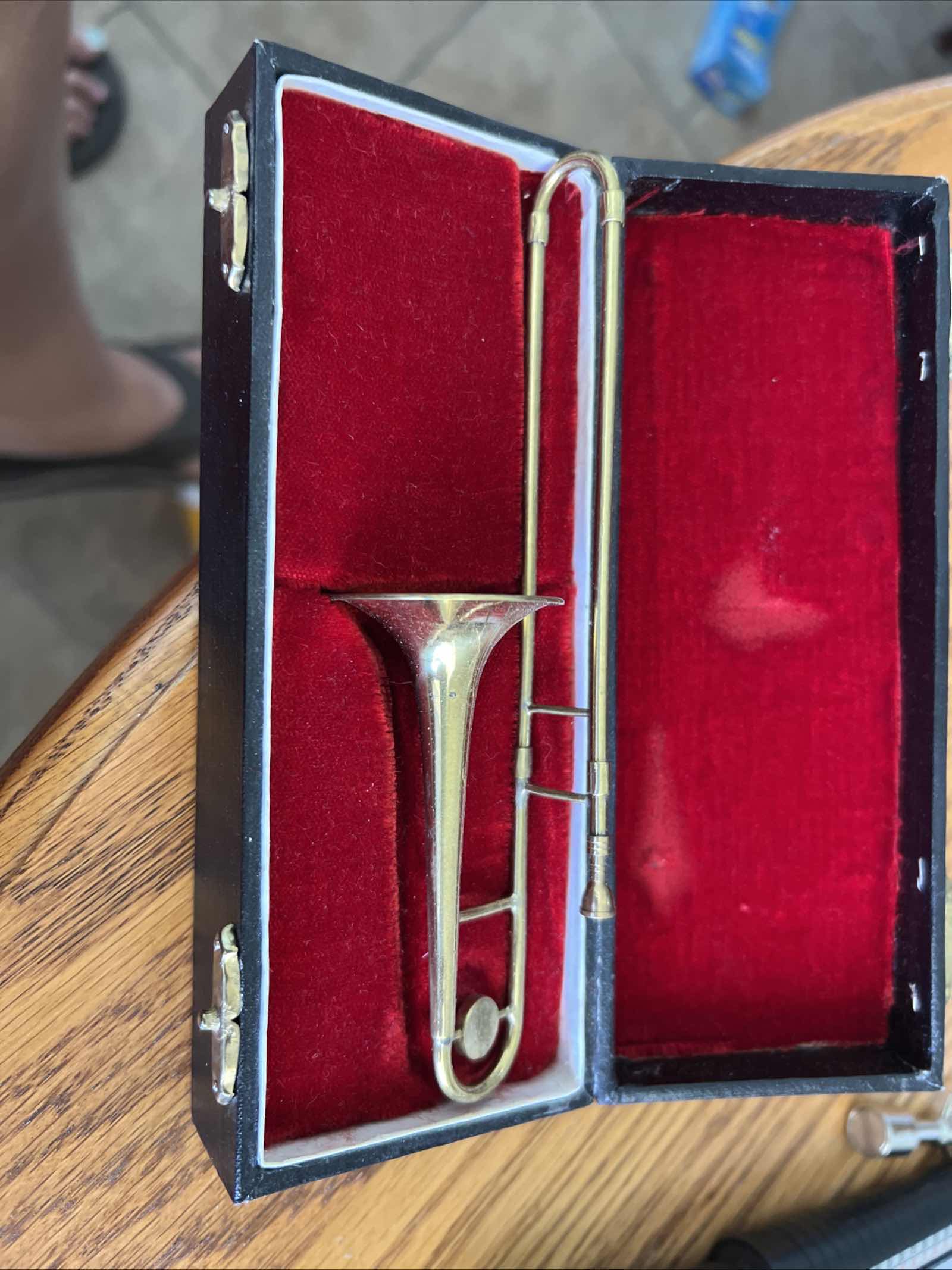 Photo 1 of MINIATURE TROMBONE IN BOX - 7” - BLIC