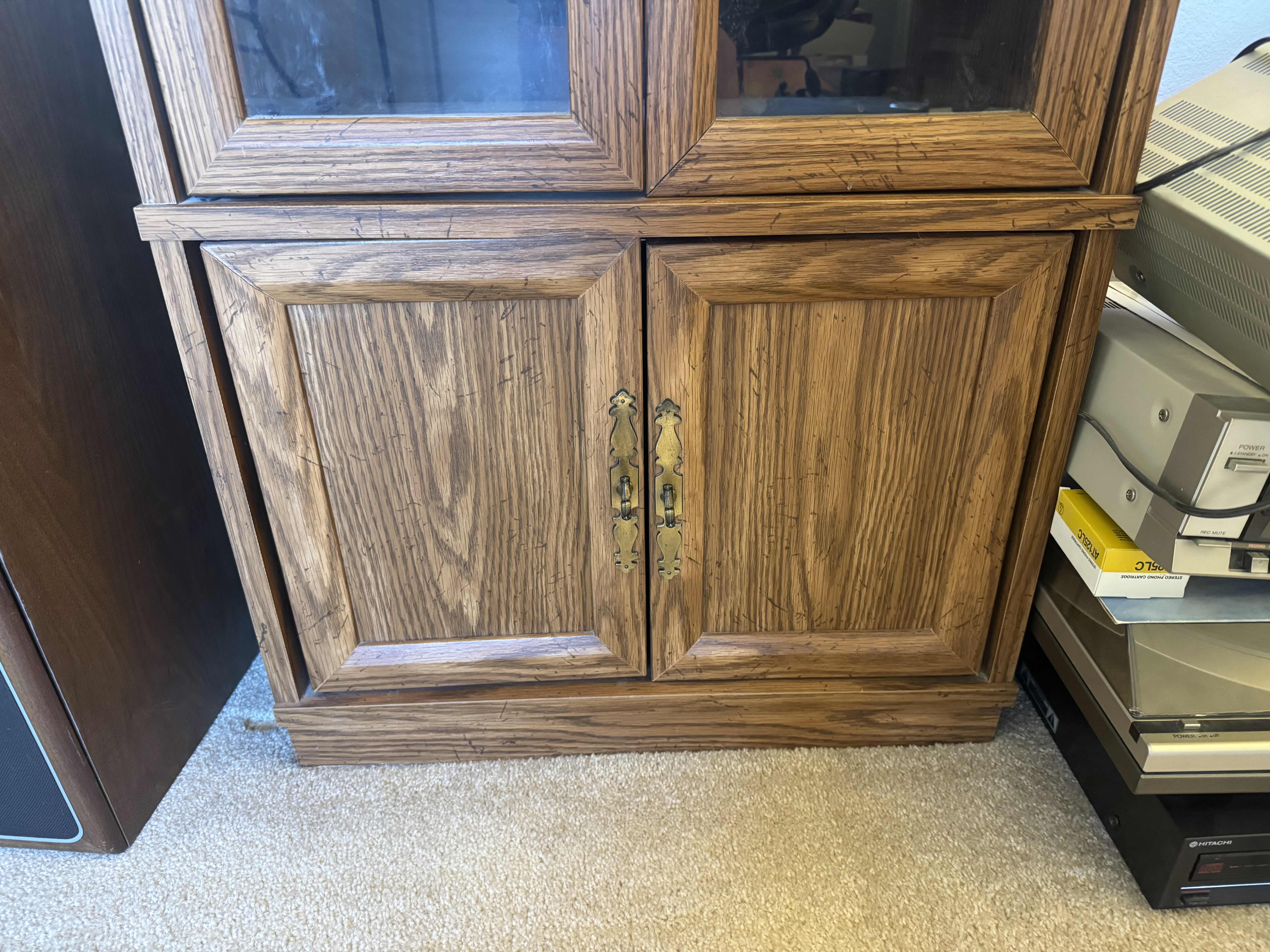 Photo 1 of ENTERTAINMENT CABINET 25“ x 20“ H 49”