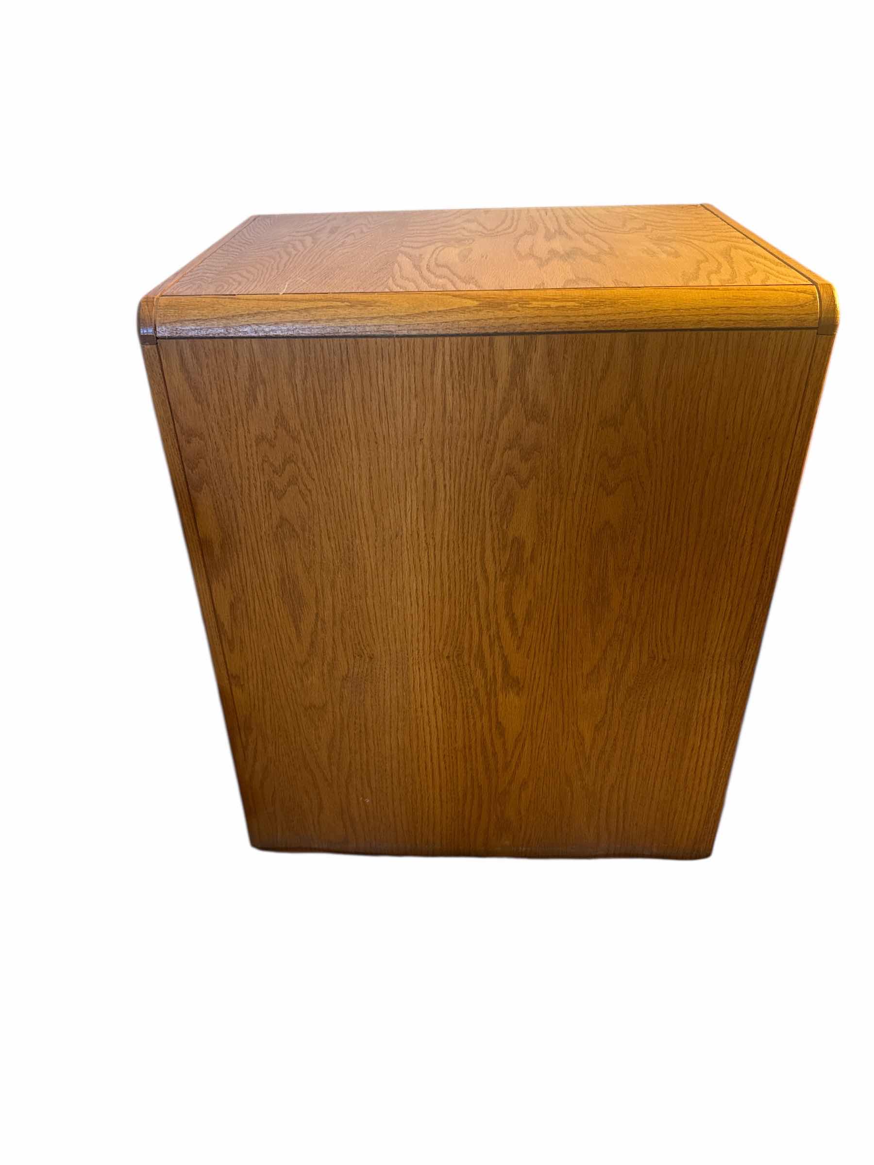 Photo 1 of KEYED WOOD IN HONEY COLOR, FILING CABINET 20“ x 25“ H 30”