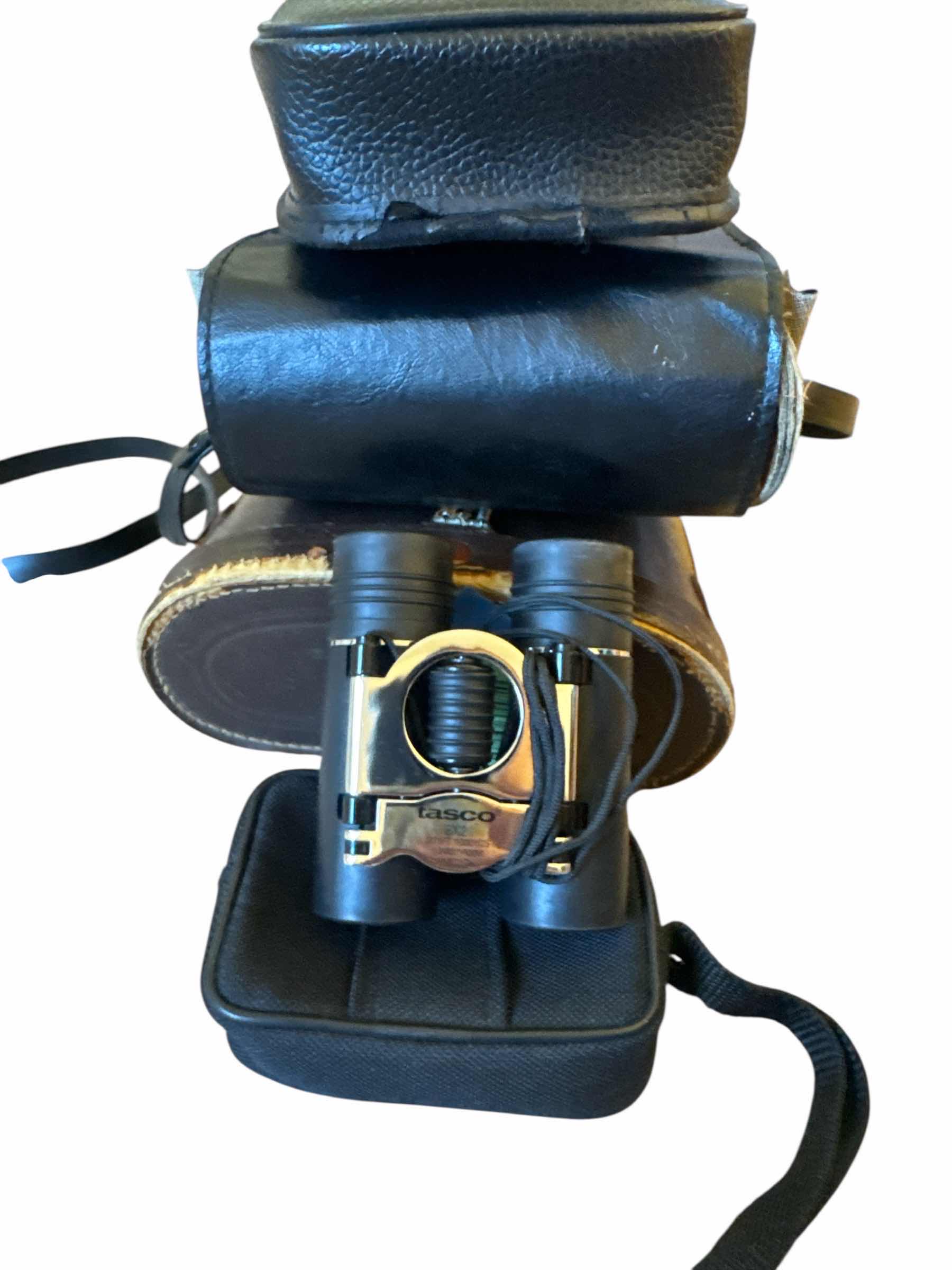 Photo 1 of 4 SETS OF BINOCULARS WITH CASES