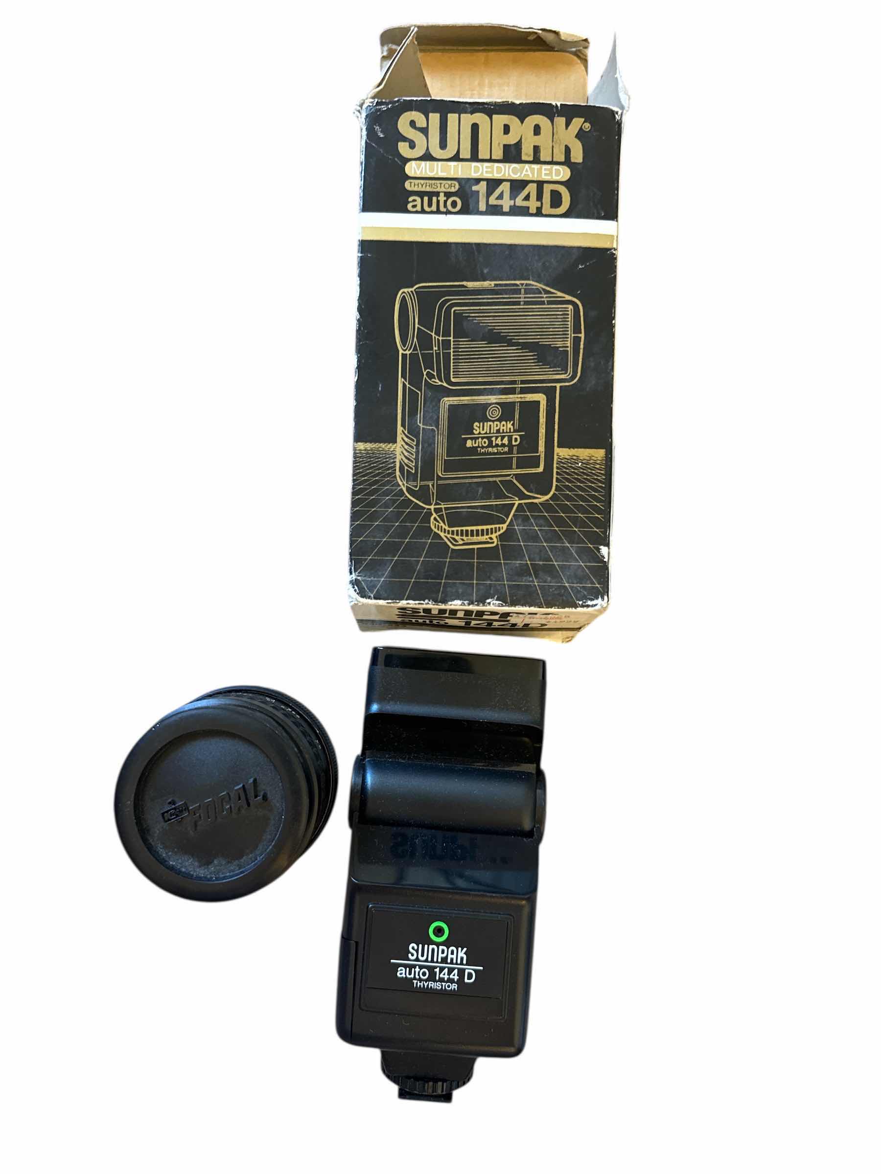 Photo 1 of FOCAL CAMERA LENS 1:28 & SUNPAK AUTO 144D