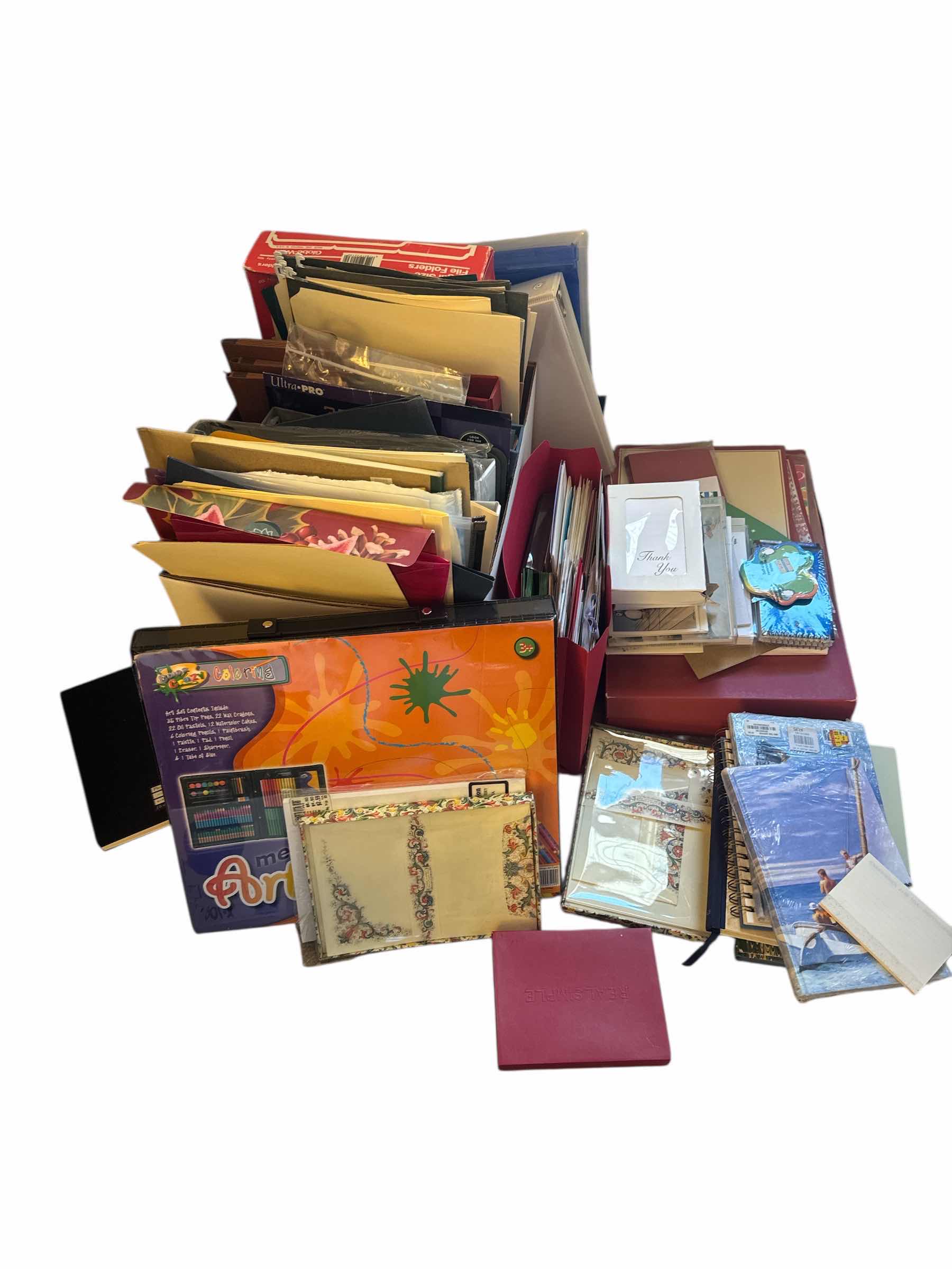 Photo 1 of OFFICE SUPPLIES: FOLDERS, NOTEBOOKS, STATIONARY