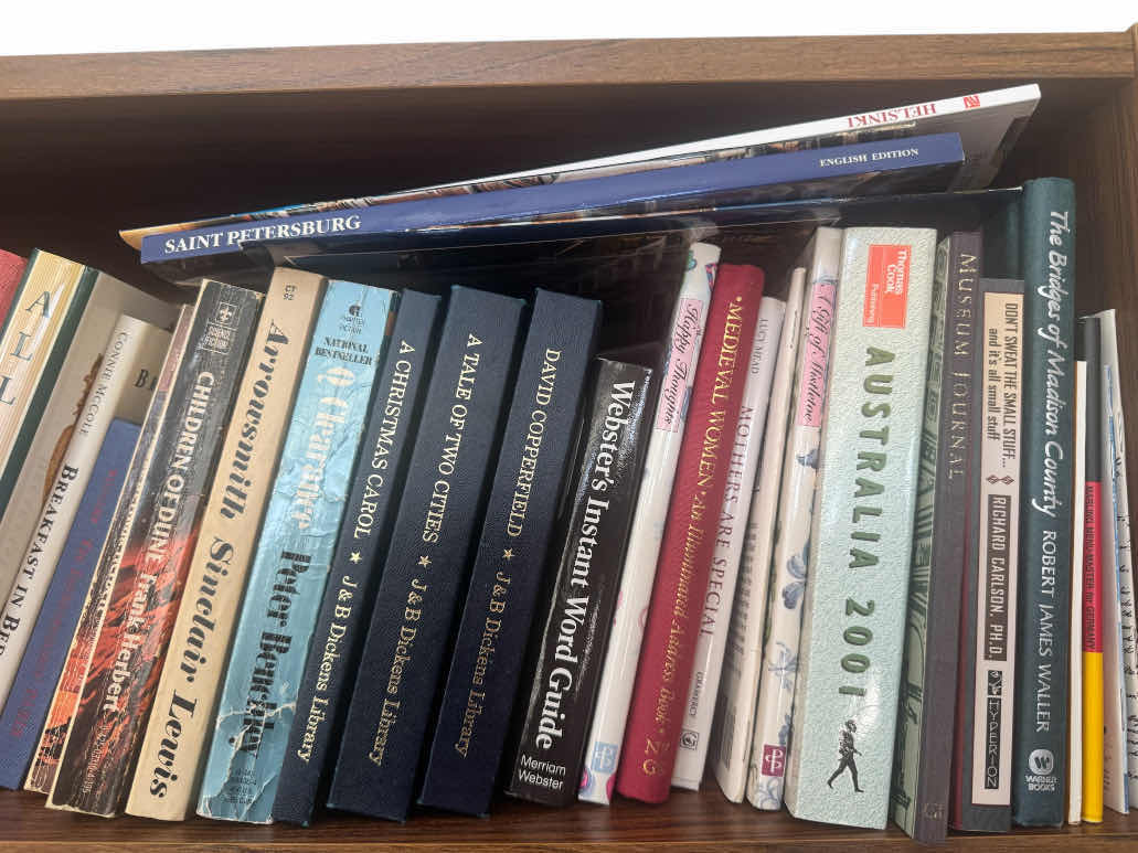 Photo 1 of 60
VINTAGE ASSORTED BOOK COLLECTION, VARIES BOOKS. BOOKCASE NOT INCLUDED.