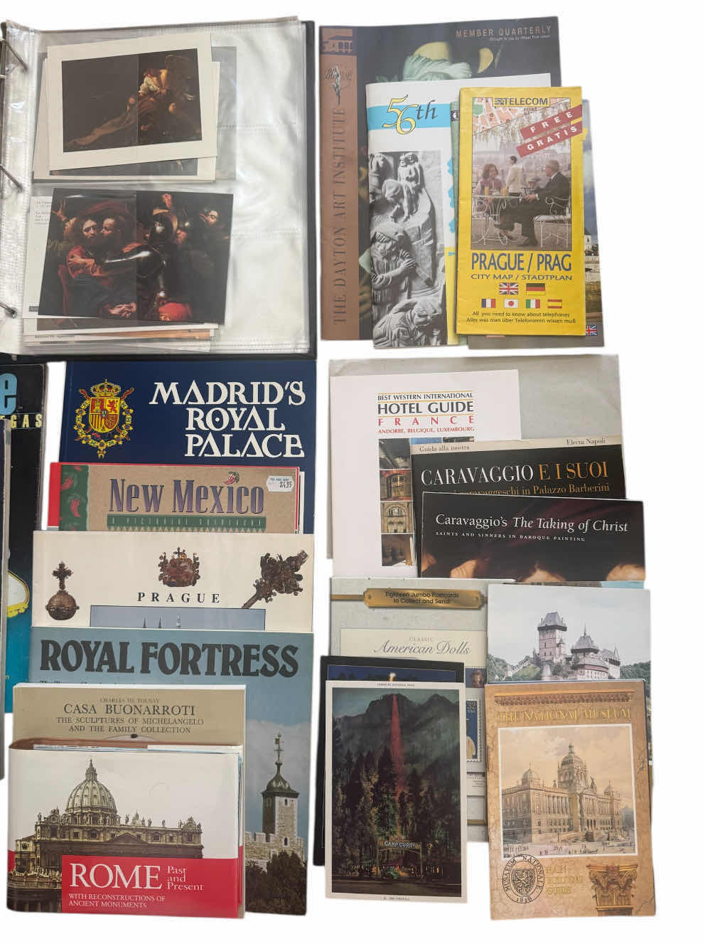 Photo 1 of 200
VINTAGE ASSORTED TRAVEL AND ART BOOKS, MUSEUM AND TRAVEL GUIDES, AND TRAVEL SITE POSTCARDS