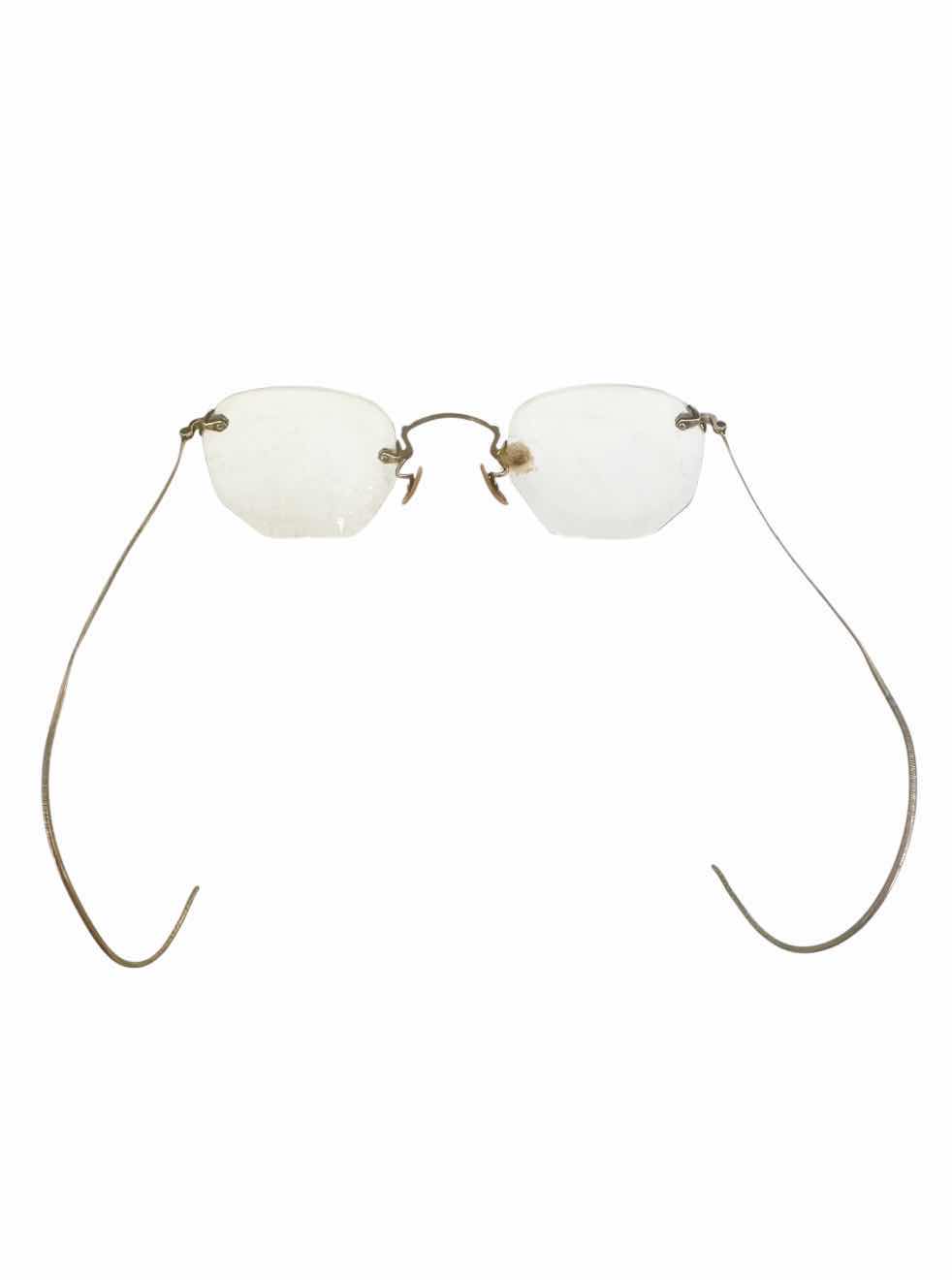 Photo 1 of 150
ANTIQUE WIRE RIM 12K GOLD GLASSES WITH CARRYING CASE. 

GLASSES WHEN FOLDED
L1.75” X W4.75”