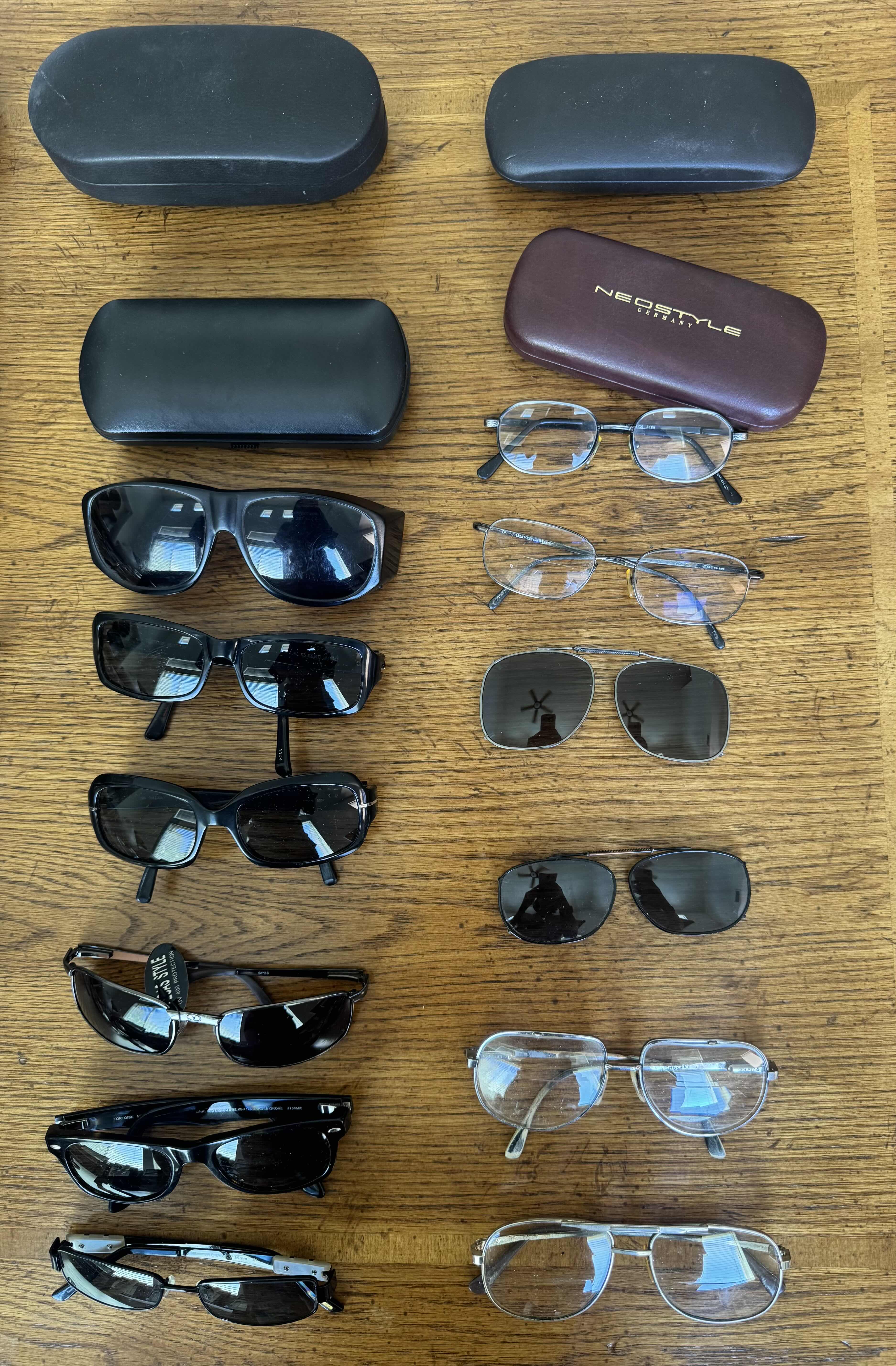 Photo 1 of 80
ASSORTED MENS AND WOMENS SUNGLASSES, READER GLASSES, HARD CASE/COVERS FOR GLASSES/SUNGLASSES. ACCESSORIES FOR GLASSES AND SUNGLASSES