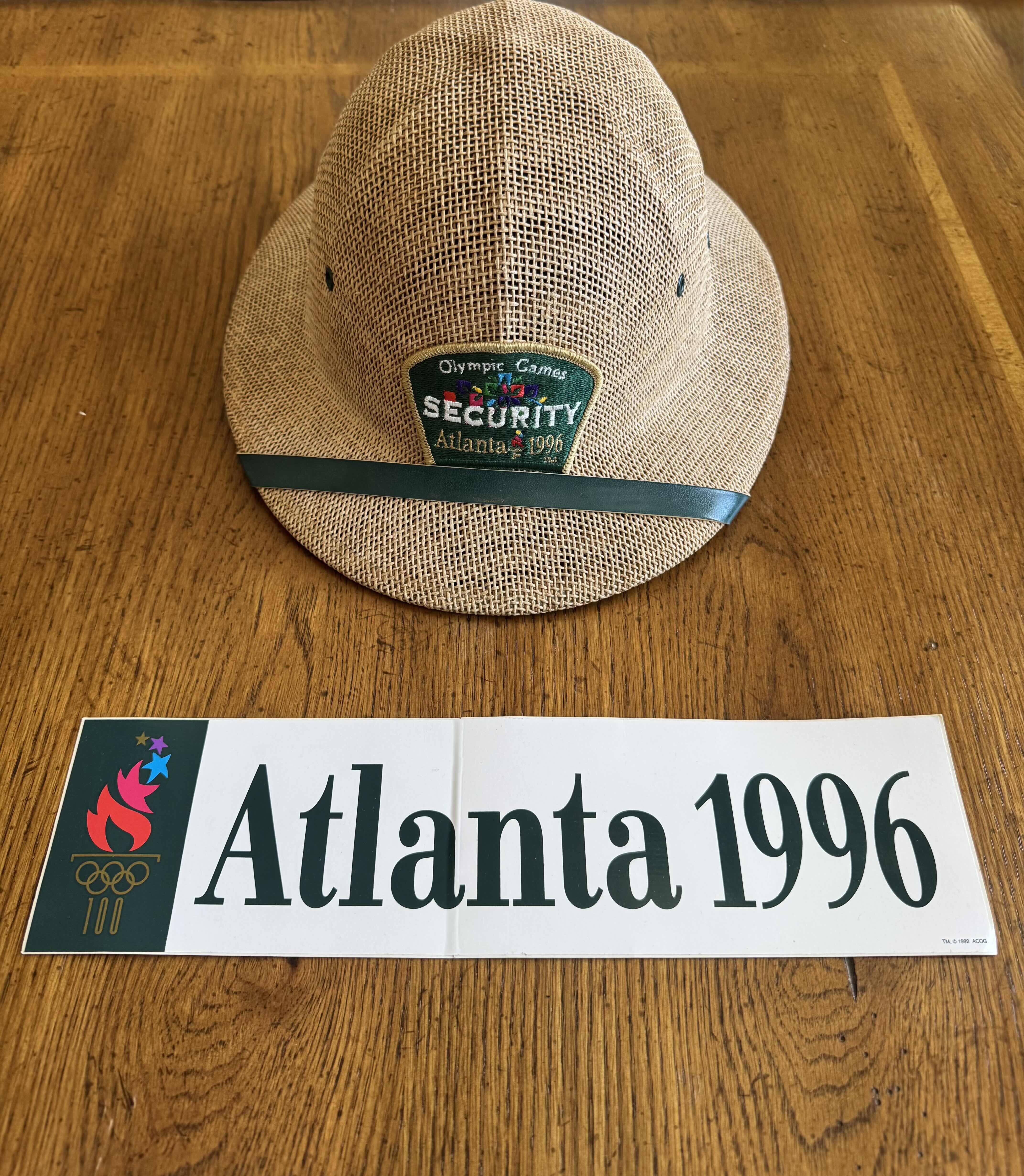 Photo 1 of 80
VINTAGE OLYMPIC GAMES SECURITY ATLANTA 1996 UNIFORM MENS/WOMENS SIZE 10 AND LARGE, HAT AND BUMPER STICKER, 4 ITEMS