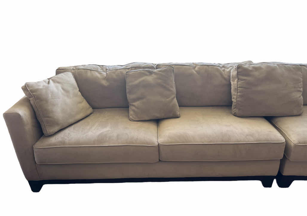 Photo 1 of 800
2 PIECE SECTIONAL MICROFIBER SOFA COUCH AND CUSHIONS, BEIGE/LIGHT GRAY, HOME FURNITURE, HOME ESSENTIALS 

36” X 158” X H32”
