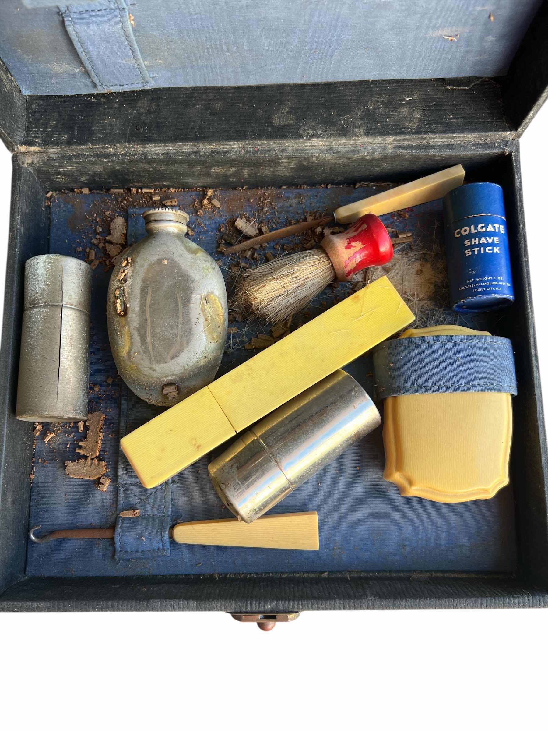 Photo 1 of ANTIQUE SHAVING KIT
