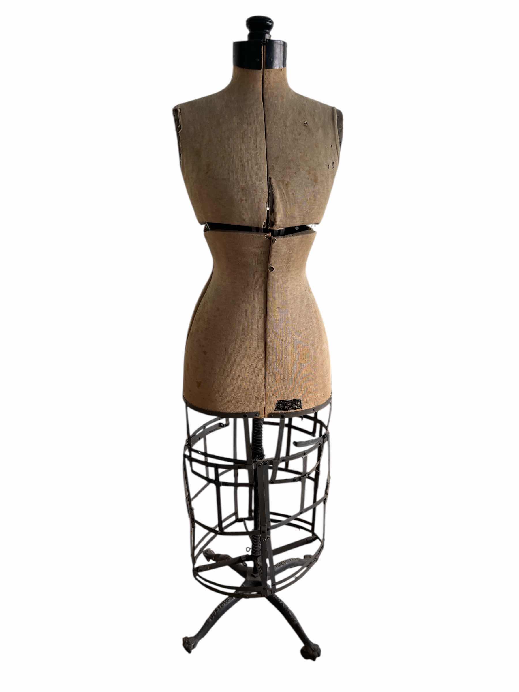 Photo 1 of VINTAGE DRESS FORM - WHEELED - DRESS FORM CO - ADJUSTABLE