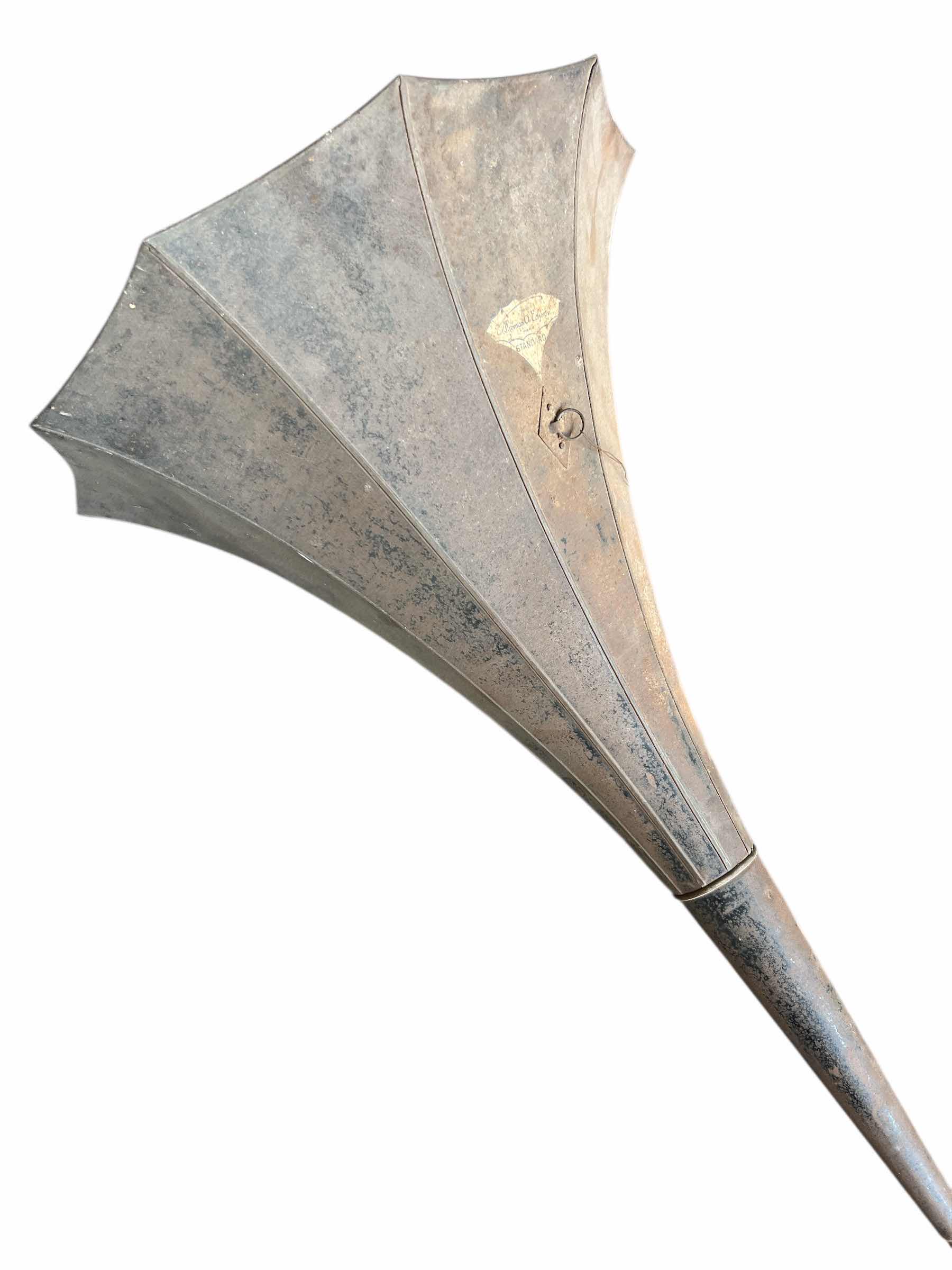 Photo 1 of EDISON PHONOGRAPH WIND-UP - VINTAGE - COMPONENTS: RECORDED SOUND TUBS, MEGAPHONE AND PLAYER