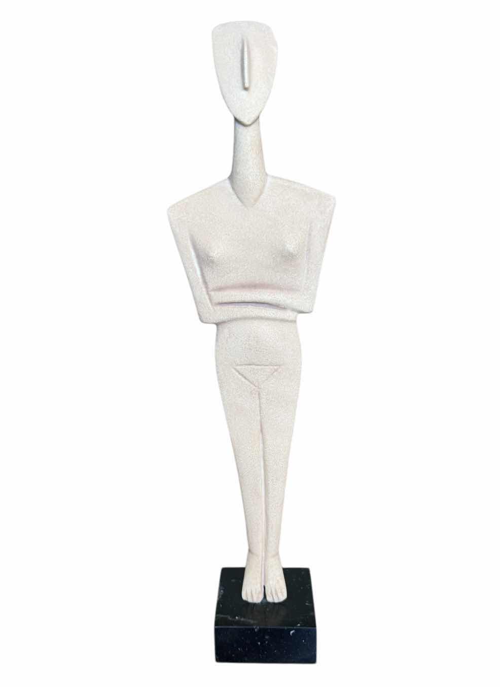Photo 1 of 80
AUTHENTIC GREEK CYCLADIC RESIN CAST FEMALE IDOL STATUE ON MARBLE BASE, NATIONAL ARCHAEOLOGICAL MUSEUM EXHIBIT INV. NO. 5395, AUTHENTICITY RECORDS INCLUDED, ARTWORK, ART COLLECTION, HOME DECOR

H16.5”