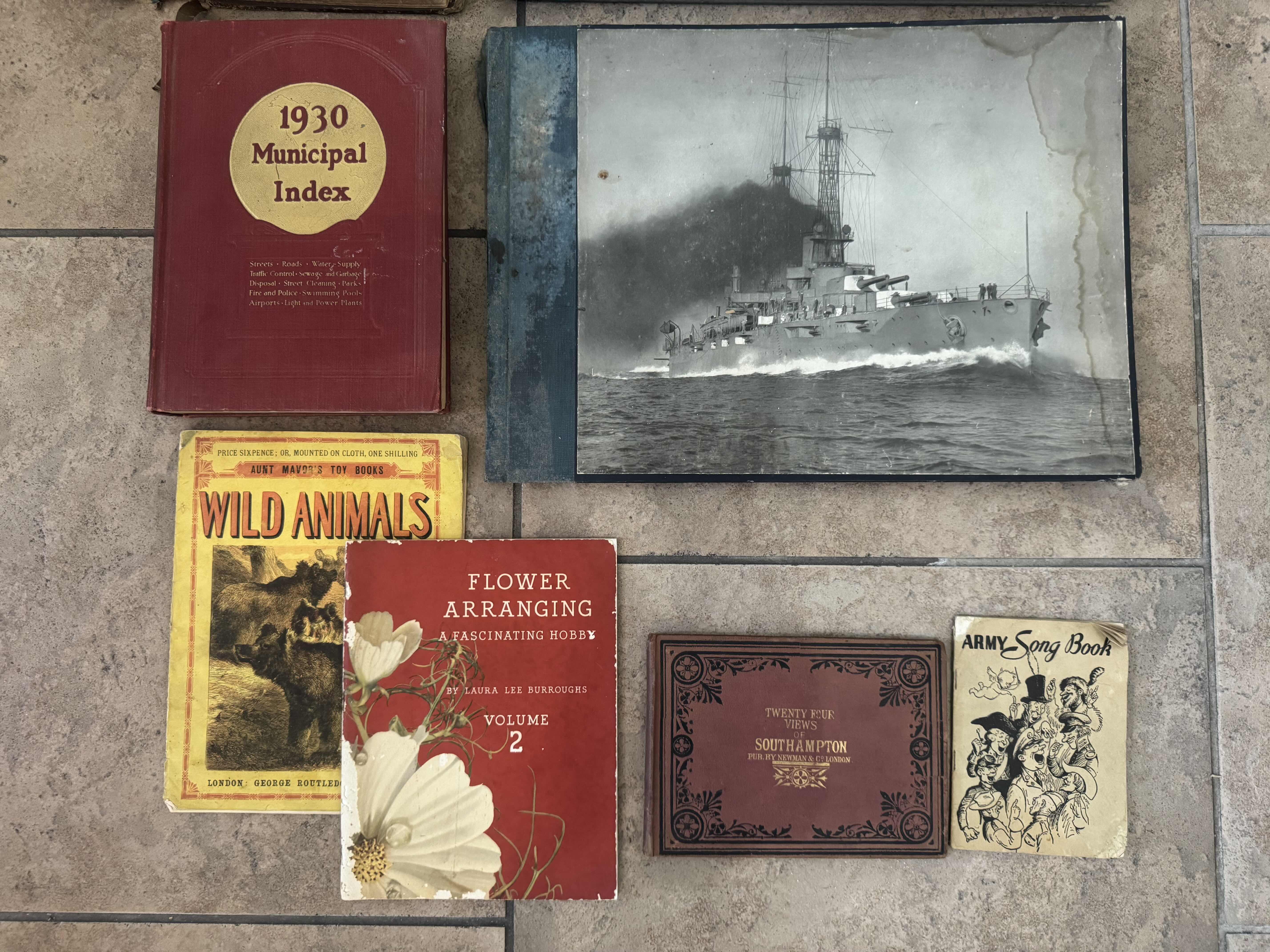 Photo 1 of 160
ASSORTED ANTIQUE AND VINTAGE BOOKS, BOOK COLLECTION, MAPS, ARTWORK, ART COLLECTION

THE PACIFIC COAST AND THE WORLD 1893
14” X 12” X H1.5”