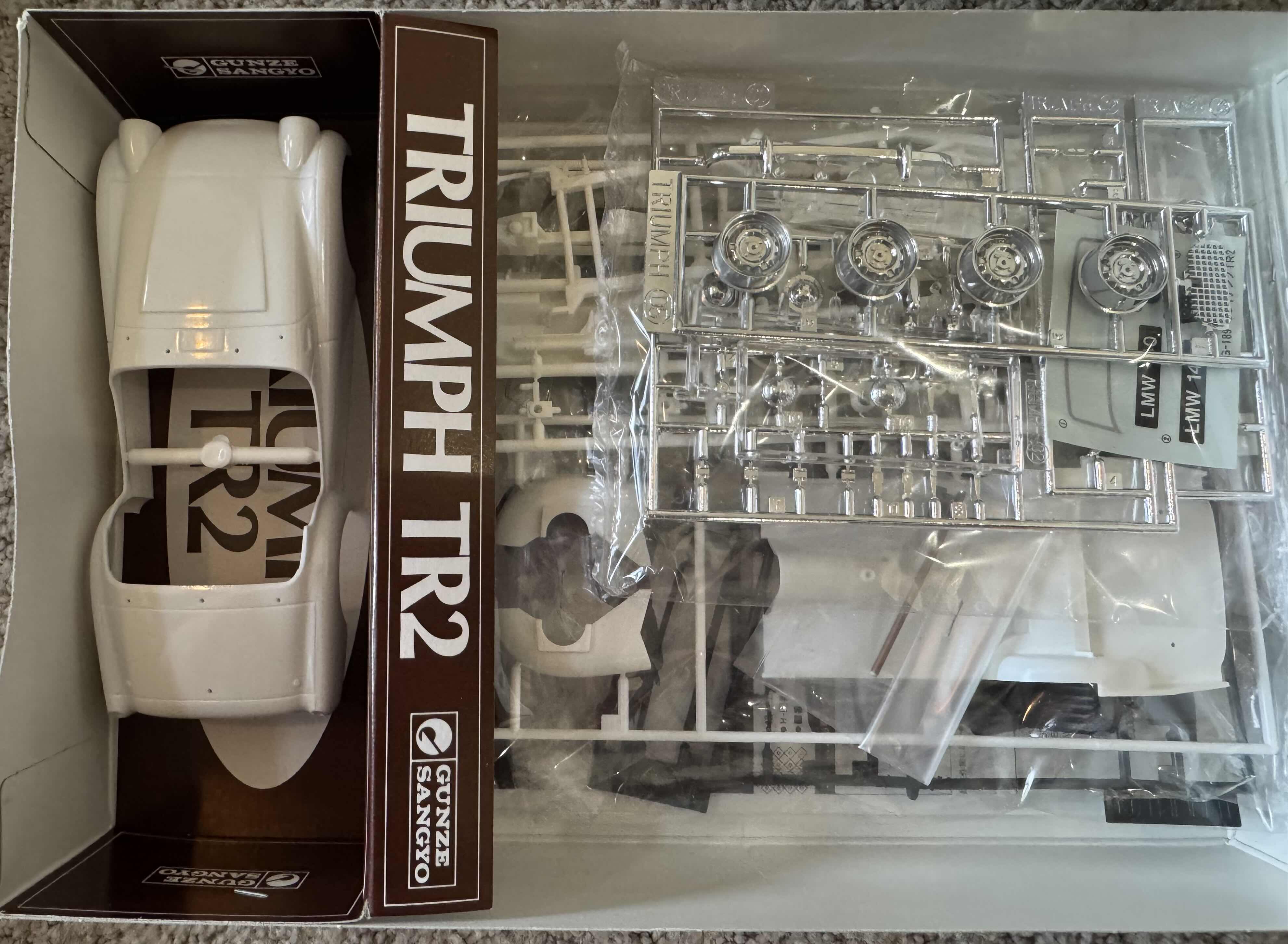 Photo 1 of 60
VINTAGE MODEL KIT FOR TRIUMPH TR2 MODEL 1953-1955, GUNZE SANGYO JAPAN. COLLECTABLE, TOY MODEL COLLECTION