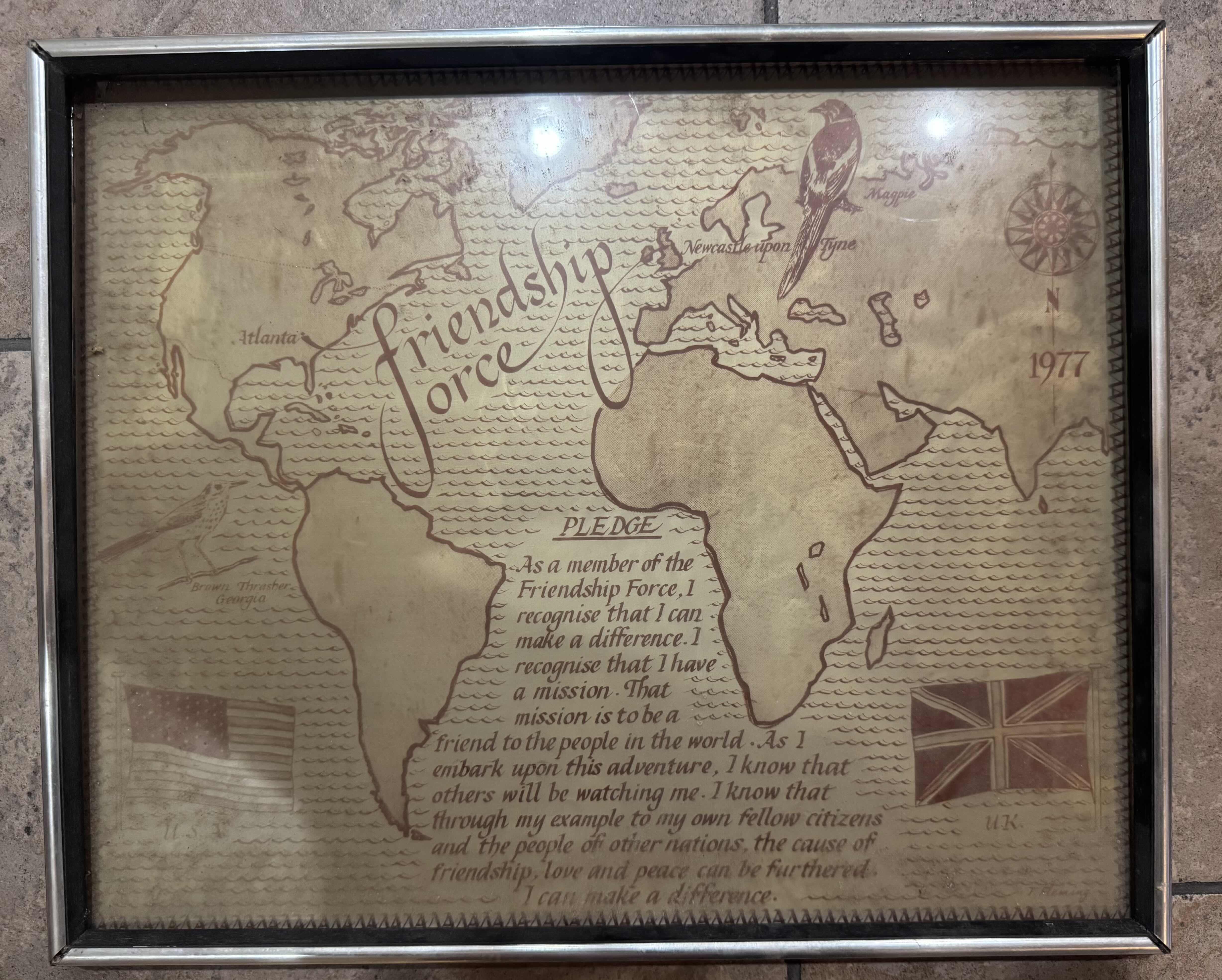 Photo 1 of 80
VINTAGE FRAMED WORLD MAP AND UNITED STATES OF AMERICA OFFICE OF PRICE ADMINISTRATION, WAR RATION BOOKS, WAR COLLECTABLE, HISTORY, HISTORIC ITEMS, ARTWORK, ART COLLECTION
MAP
14” X 17” X H1”