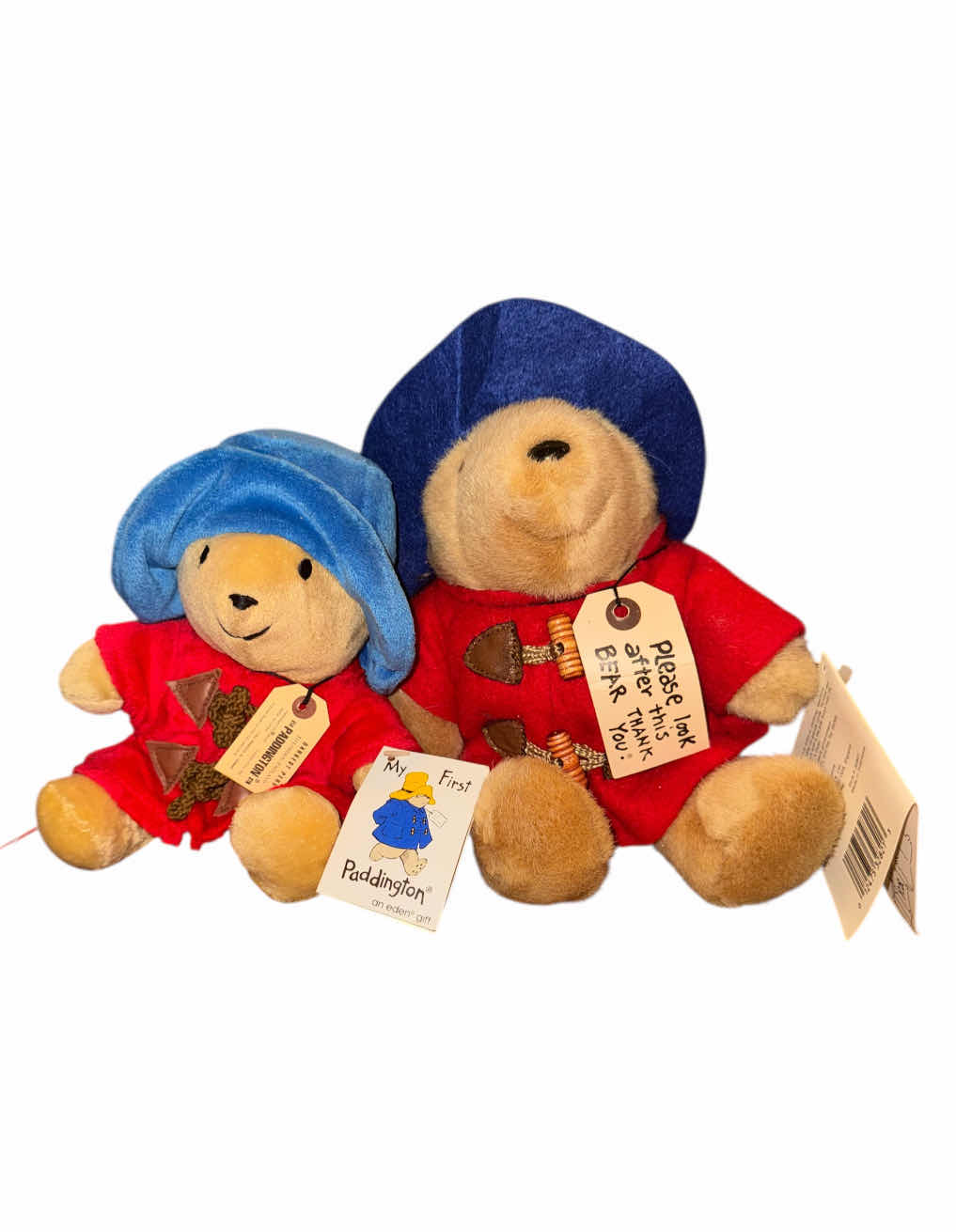 Photo 1 of 62
2-VINTAGE PLUSH PADDINGTON BEAR, TOY COLLECTION, COLLECTABLE, STUFFED TOYS

H9”