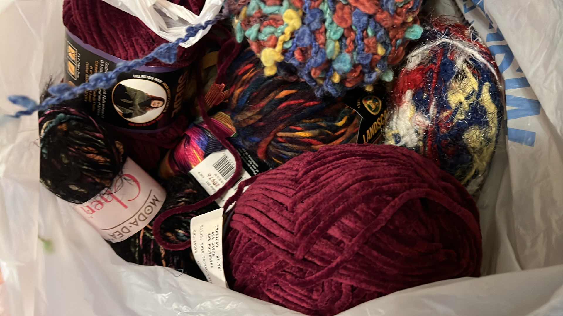 Photo 1 of BAG OF YARN AND THREAD AND MORE -  KNITTING  AND CROCHET AND MORE