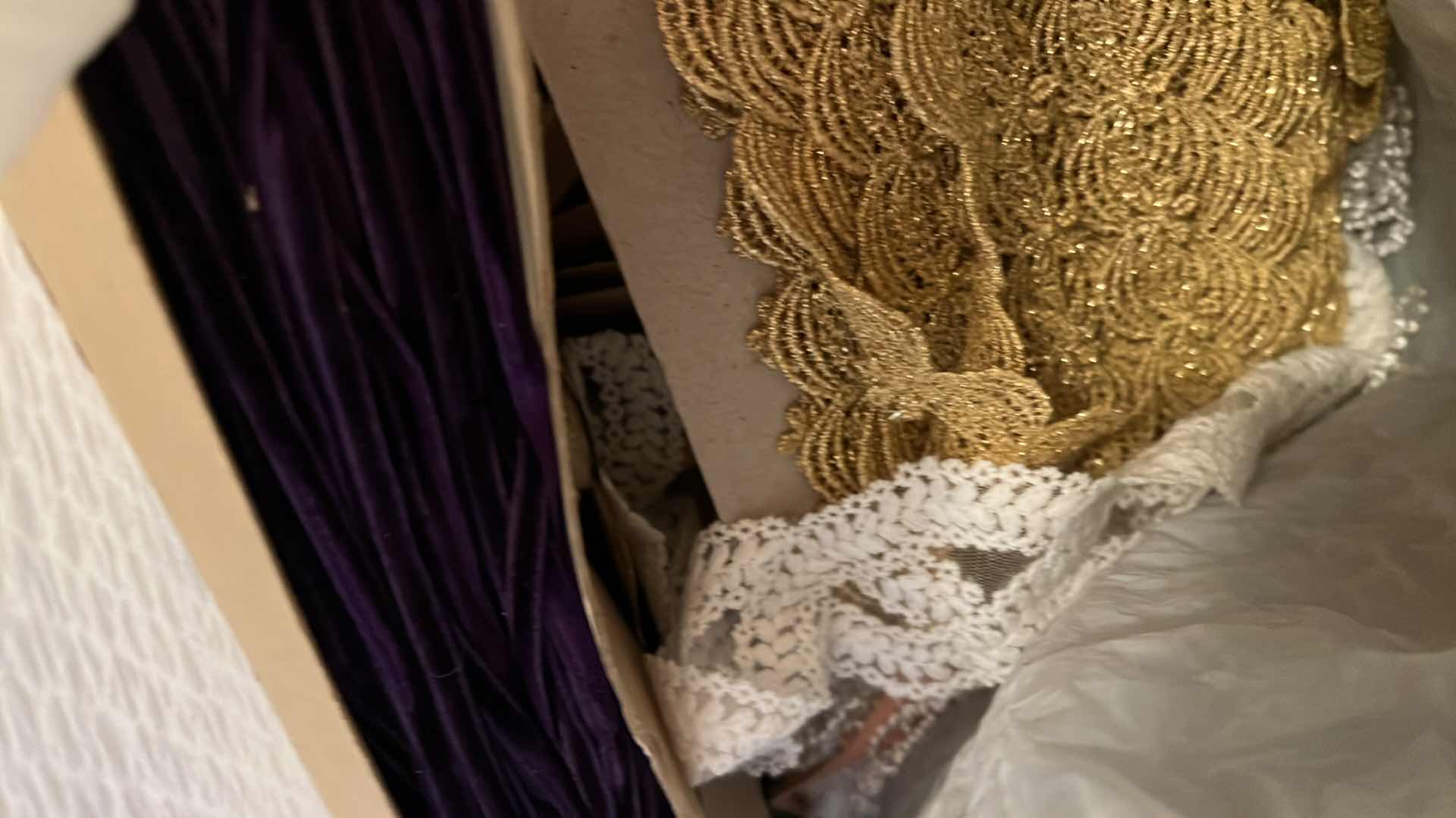 Photo 1 of BAG OF VELVET RIBBON AND TRIM
