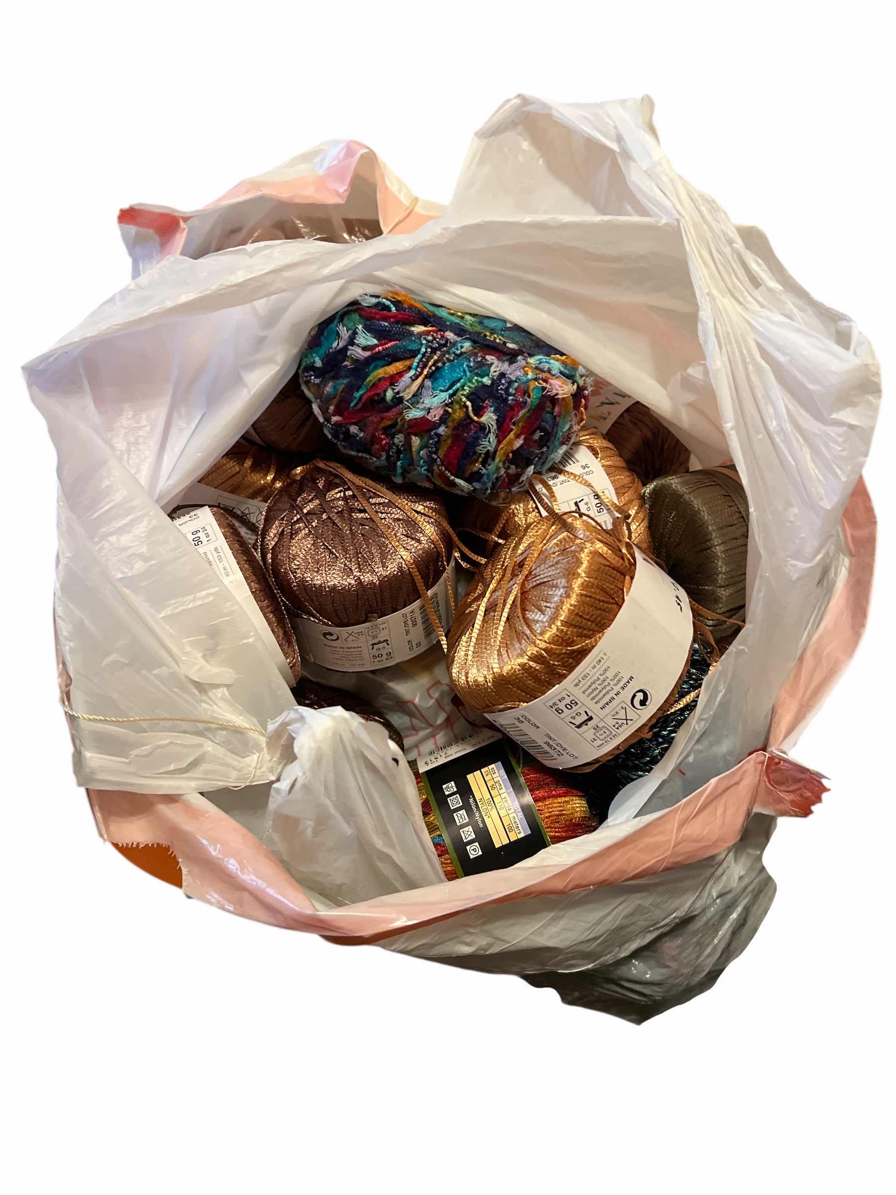 Photo 1 of BAG OF YARN AND THREAD