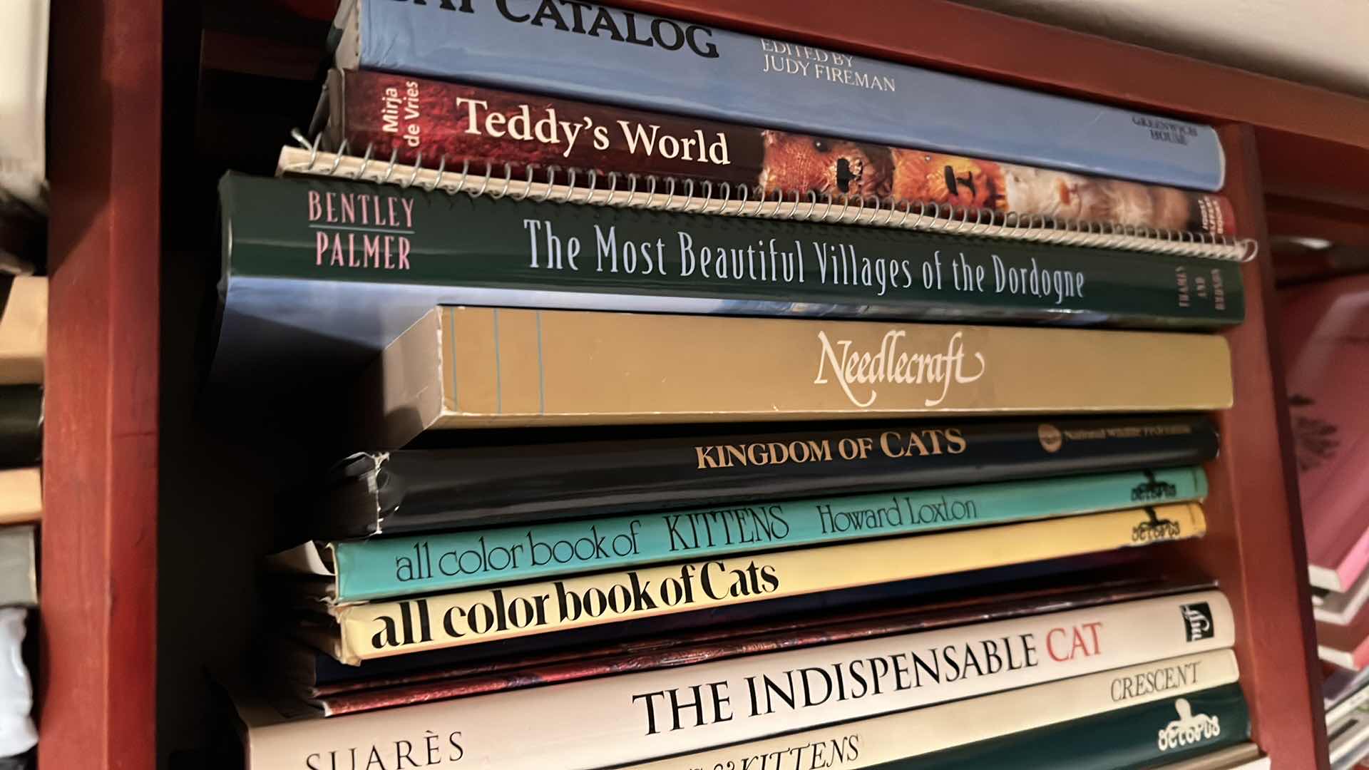 Photo 1 of SHELF OF BOOKS INCLUDING PET CARE, CRAFTING AND GARDENING