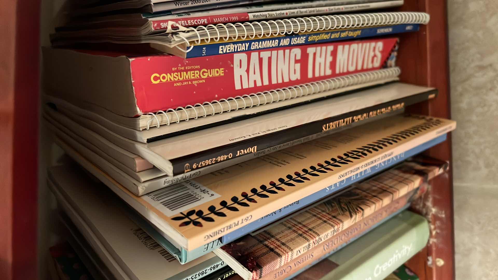 Photo 1 of SHELF OF BOOKS - SPECIALTY SEWING AND HOBBIES