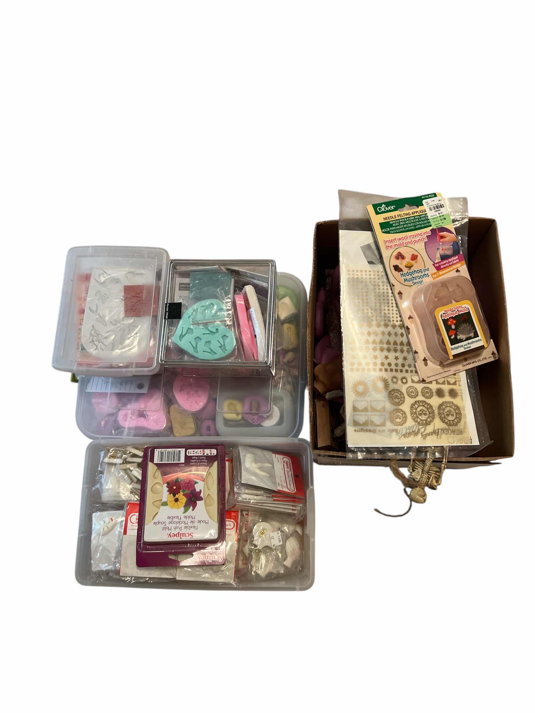 Photo 1 of $350 - LARGE SELECTION OF MOLDS FOR MINIATURES, DOLL MAKING AND MORE