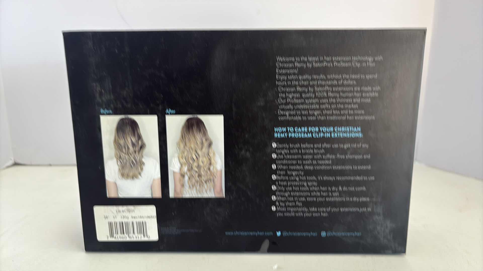 Photo 1 of SALONPRO CHRISTIAN REMY PRO SEAM CLIP IN HAIR EXTENSIONS 16” 120g “BEACH BLONDE”