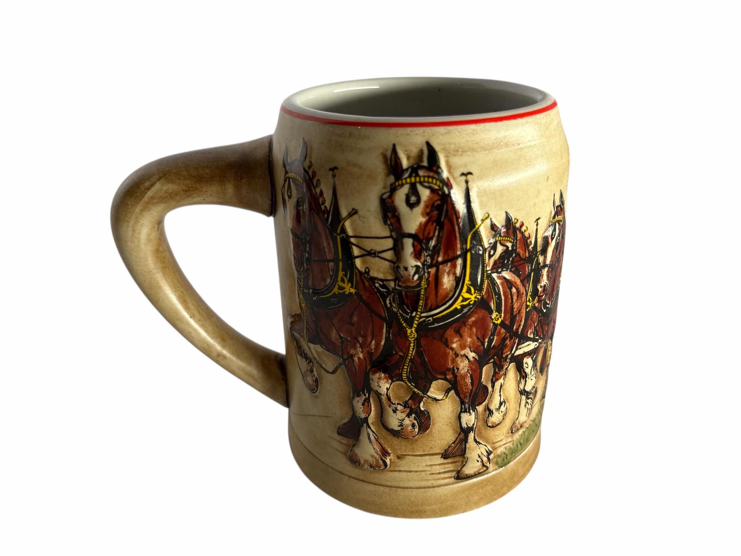 Photo 1 of BUDWEISER BEER STEIN 1980 H5”