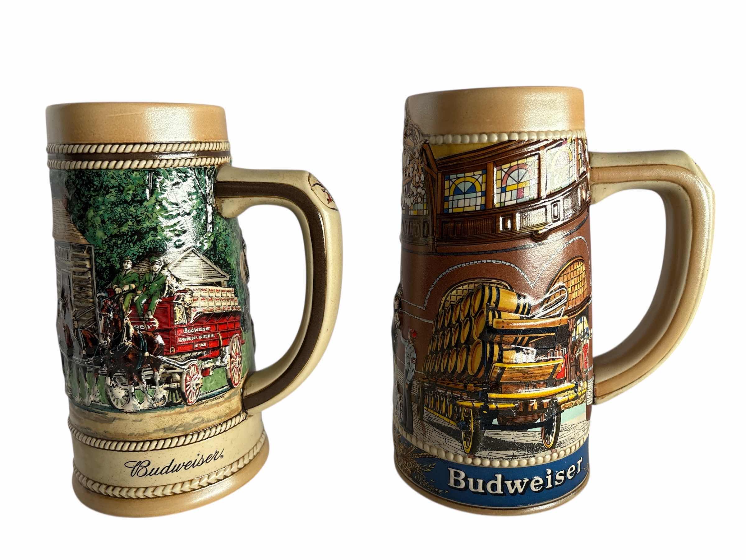 View 2 of 2-NEW BUDWEISER NATIONAL LANDMARK SERIES BEER STEIN'S H7.5”