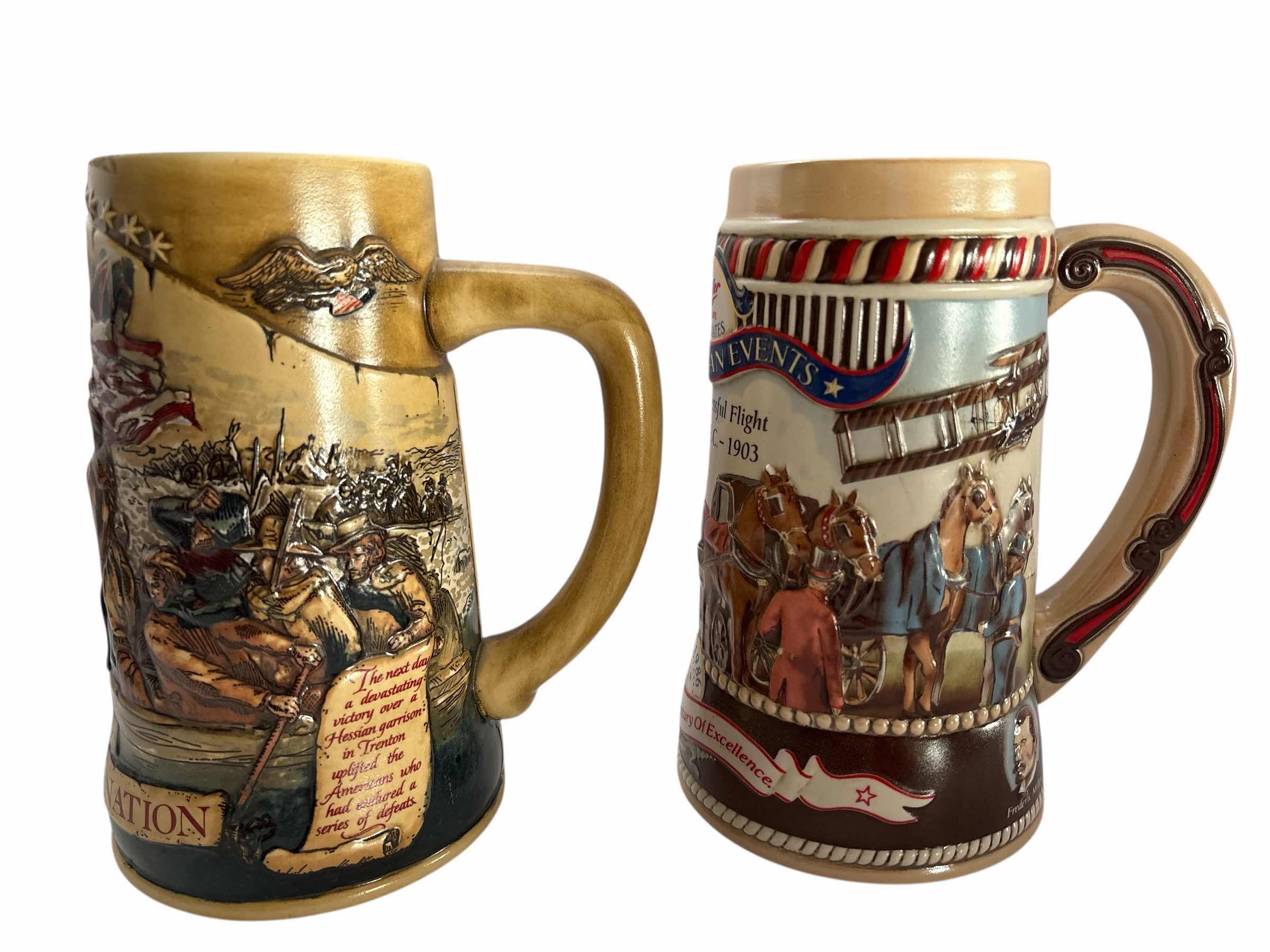 Photo 1 of 2-MILLER HIGH LIFE EVENTS BEER STEIN'S H6”