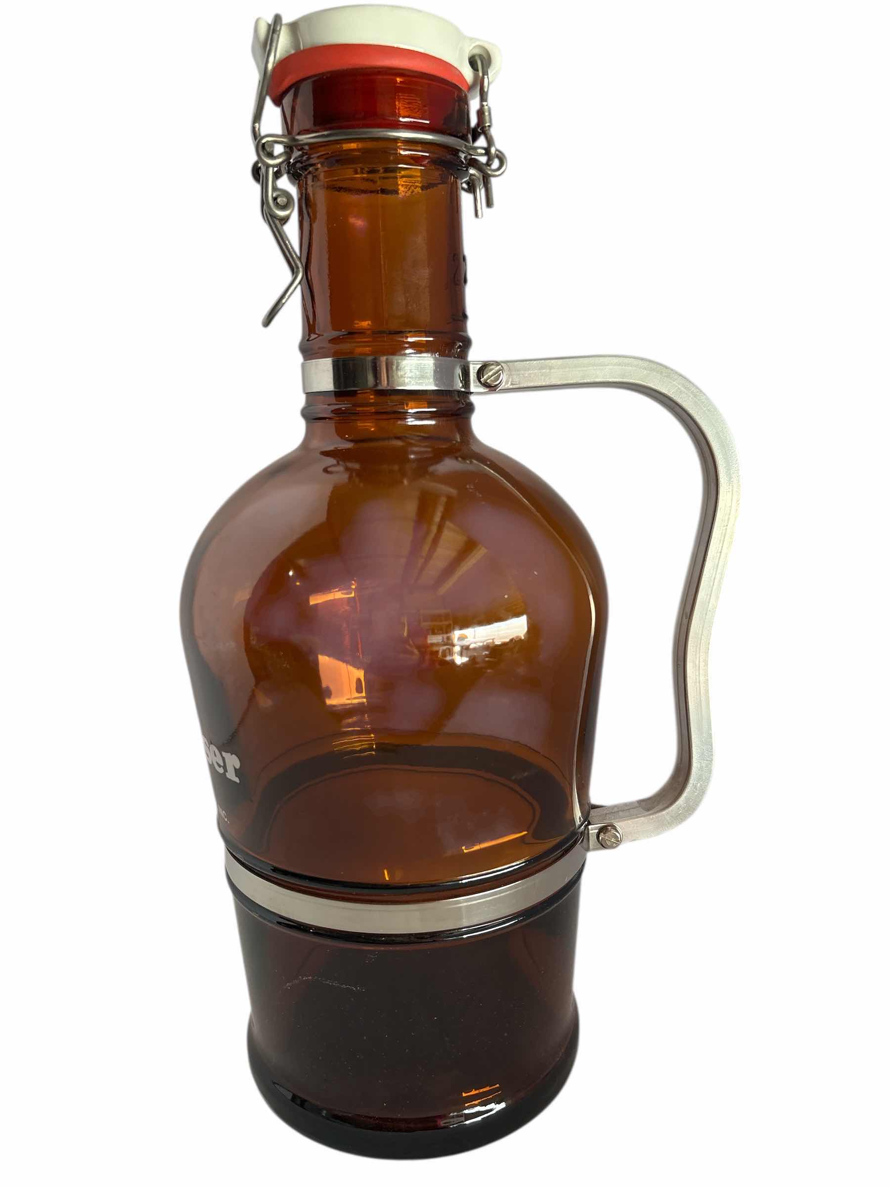 Photo 1 of BUDWEISER GLASS GROWLER H13”