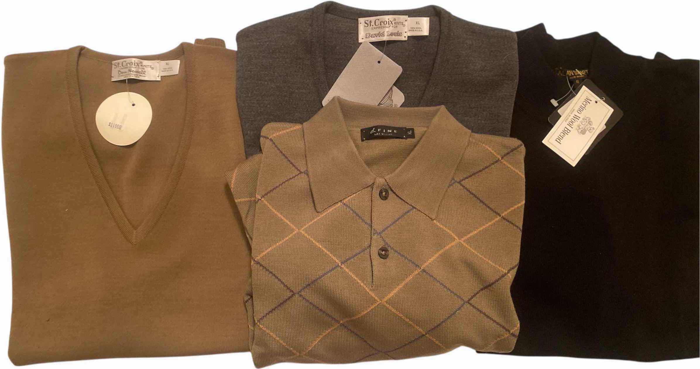 Photo 1 of 4 - NEW DESIGNER SWEATERS MENS SIZE XL