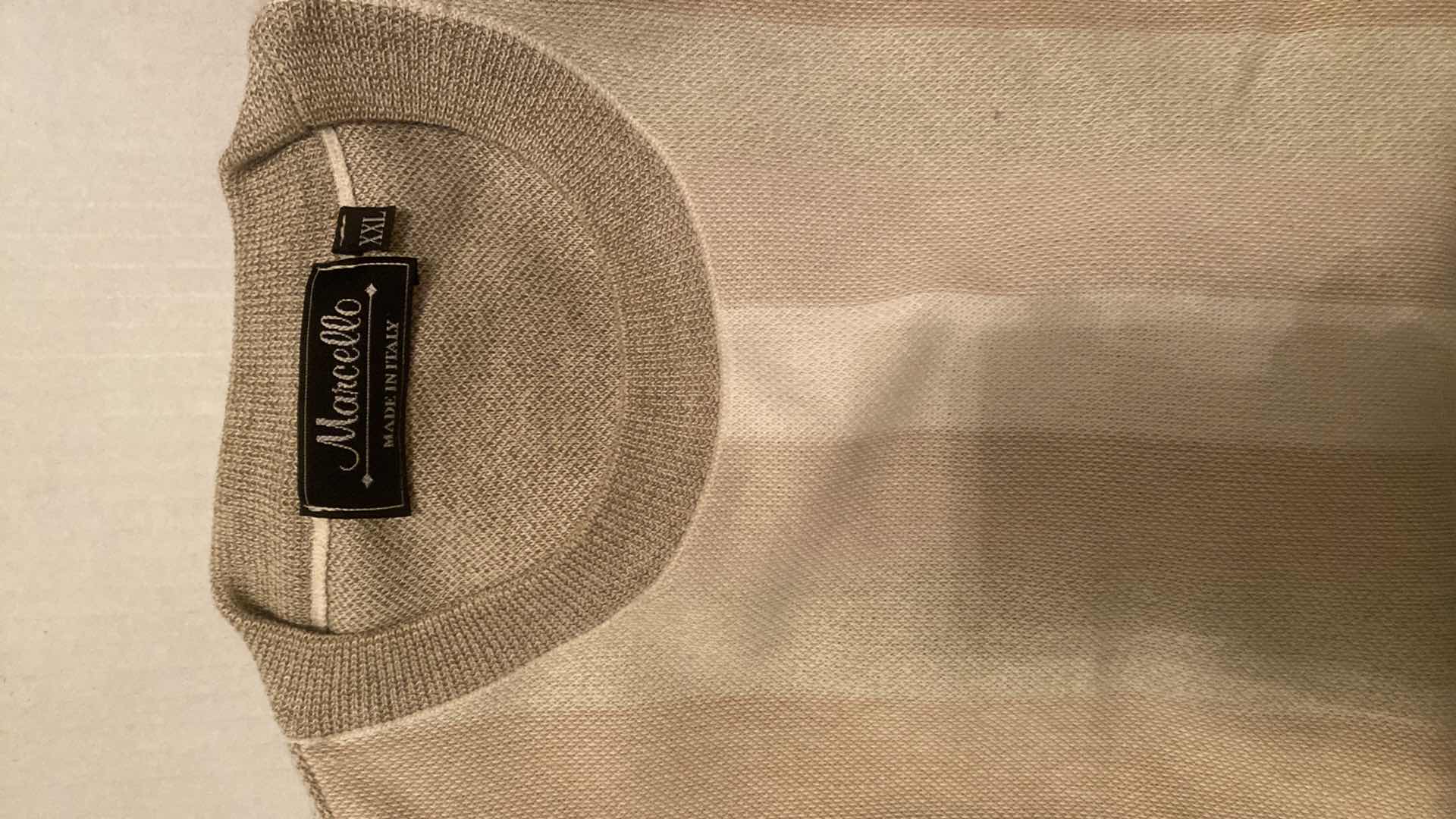 Photo 1 of 3 - NEW DESIGNER SWEATERS MENS SIZE XL (2 WITH TAGS)