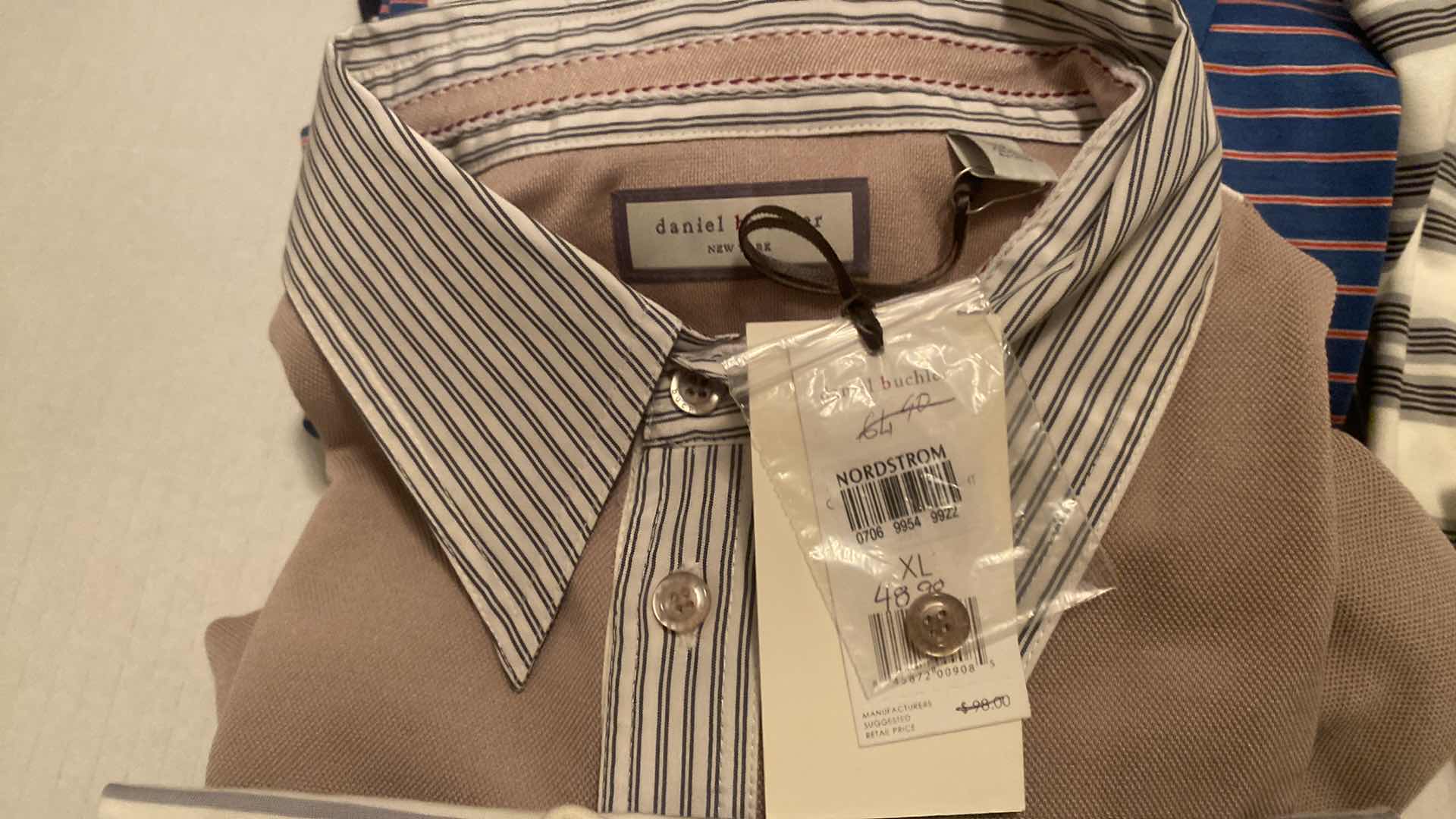 Photo 1 of 8 - DESIGNER GOLF SHIRTS MENS SIZE XL ( 7 WITH TAGS)