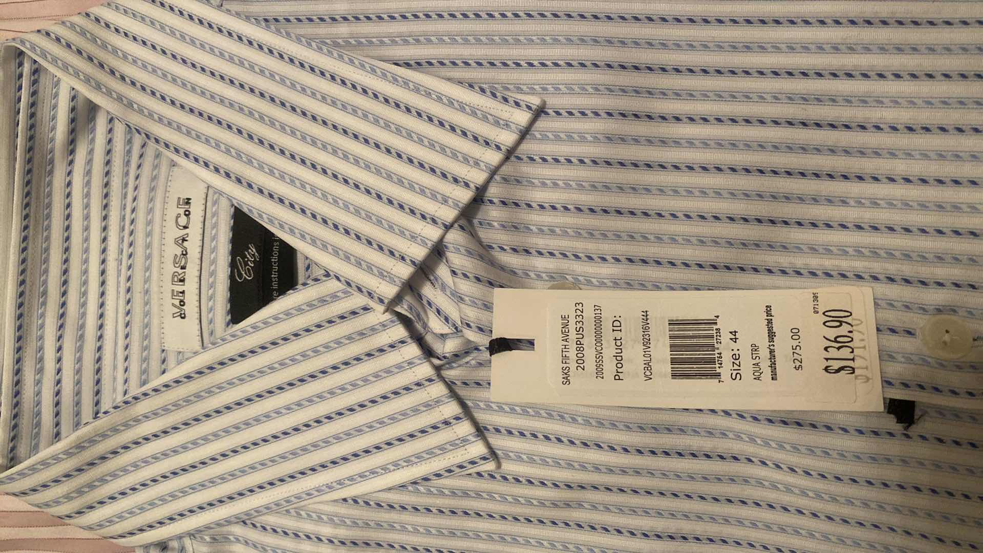 Photo 1 of 10- DESIGNER LONG SLEEVE DRESS SHIRTS SIZE 17 & X LARGE (SOME WITH TAGS)