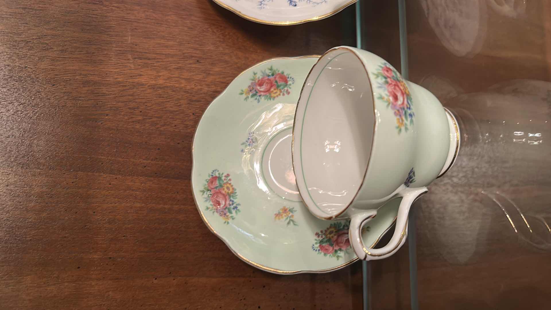 Photo 1 of 4 VINTAGE PORCELAIN CUP AND SAUCER SETS
