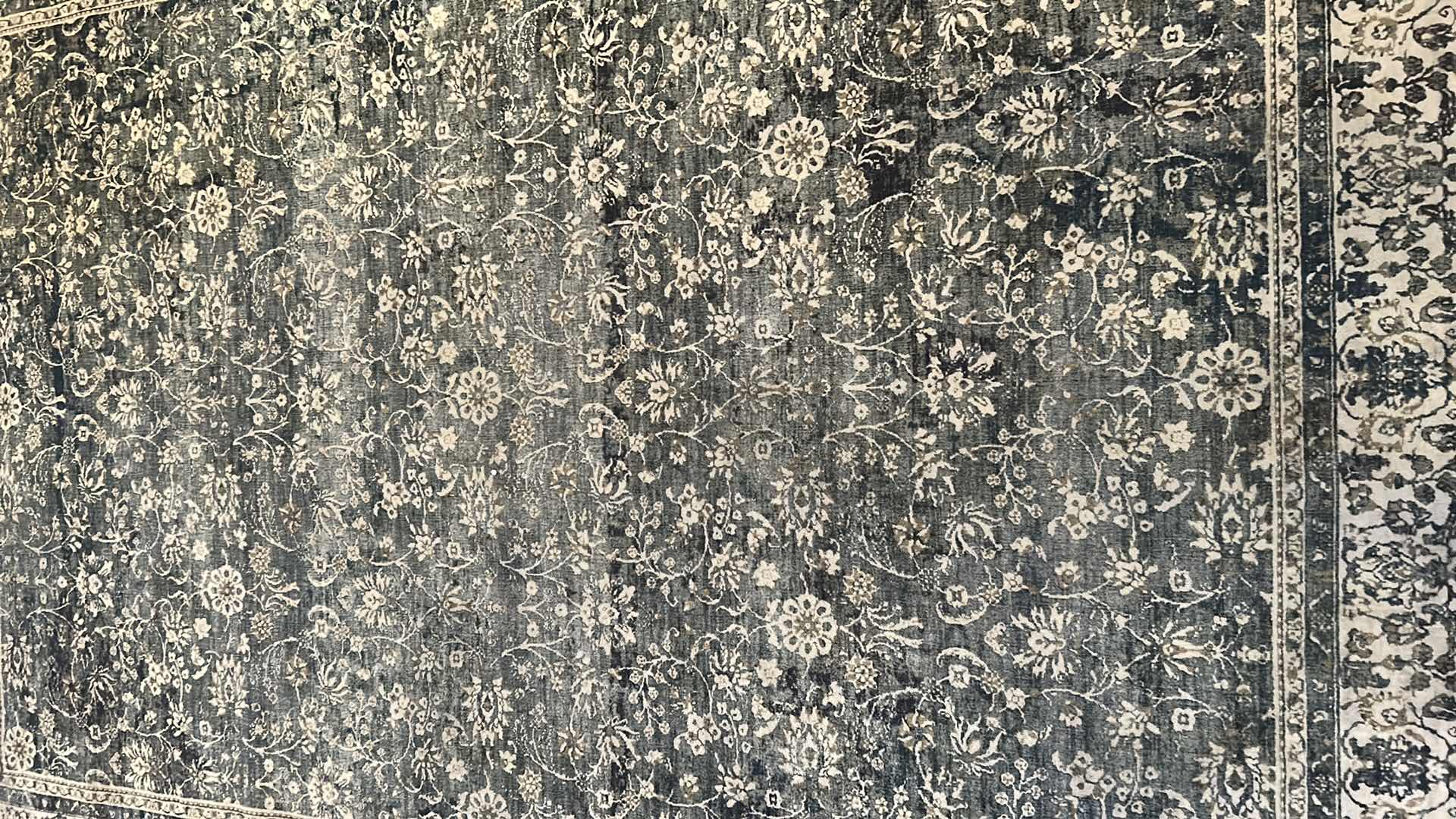 Photo 1 of LOLOI MARGOT COLLECTION BLUE GRAY ORIENTAL AREA RUG 5' X 6.5'