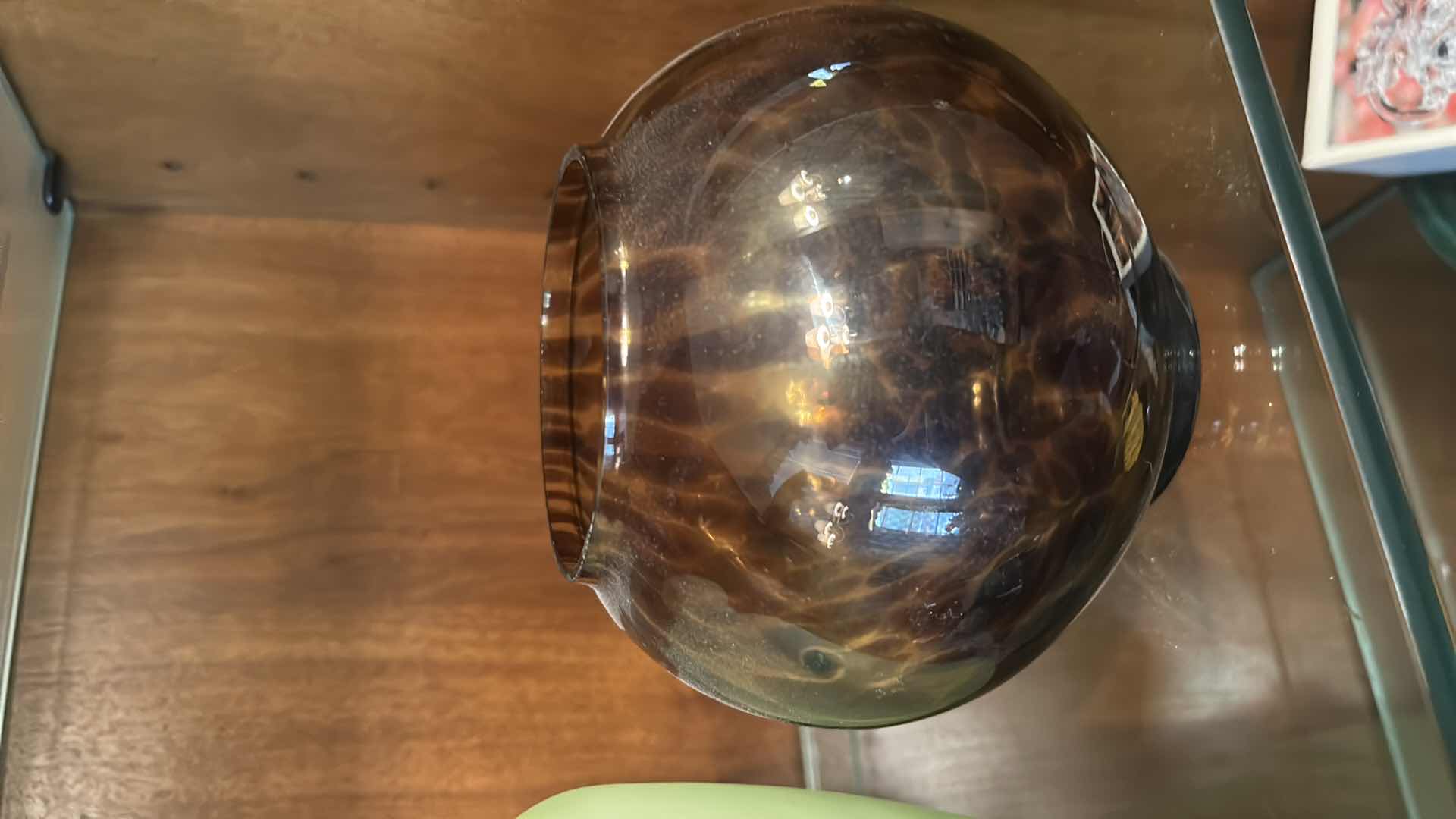 Photo 1 of 6 PC COLORED GLASS VASES & BOWLS