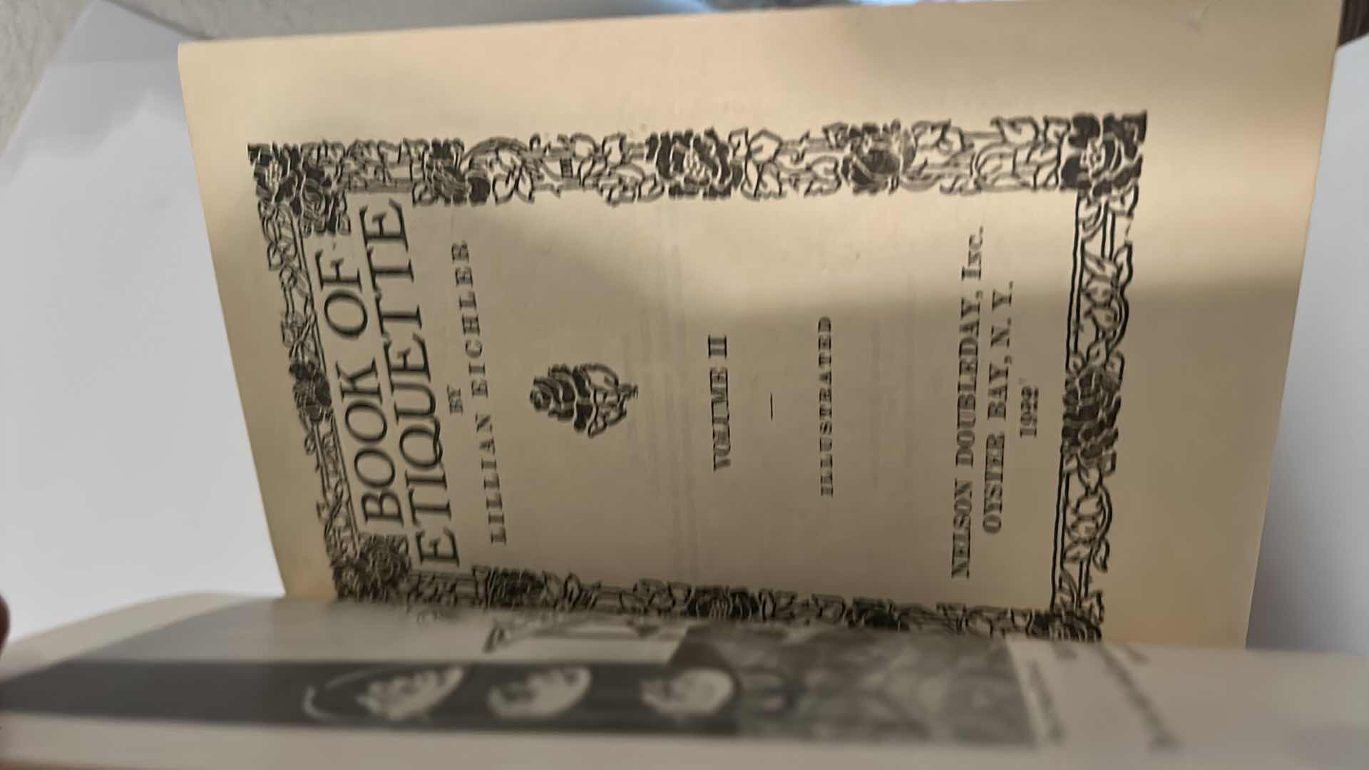 Photo 1 of 2 VINTAGE “BOOK OF ETIQUETTE”HARDCOVER BOOKS