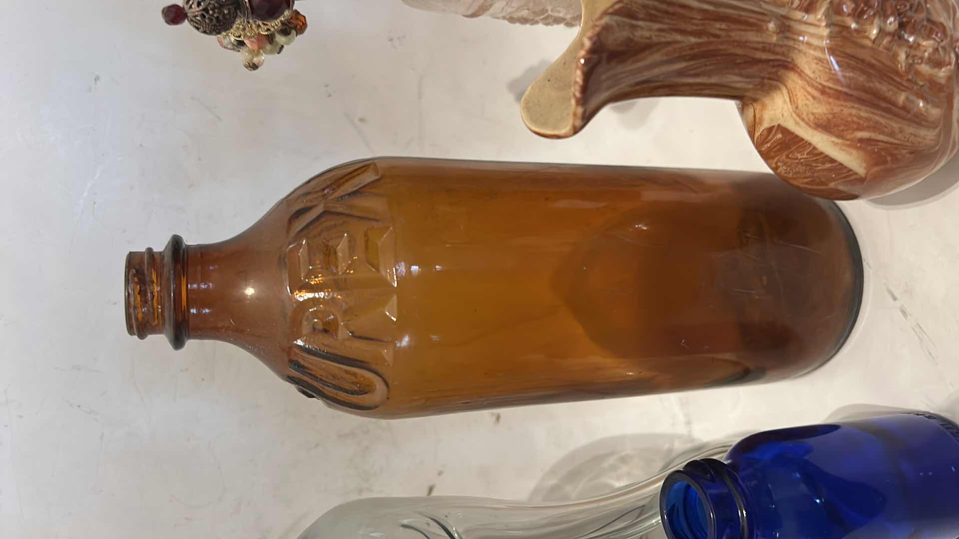 Photo 1 of COLLECTION OF BOTTLES, VASES, DECANTER AND MORE