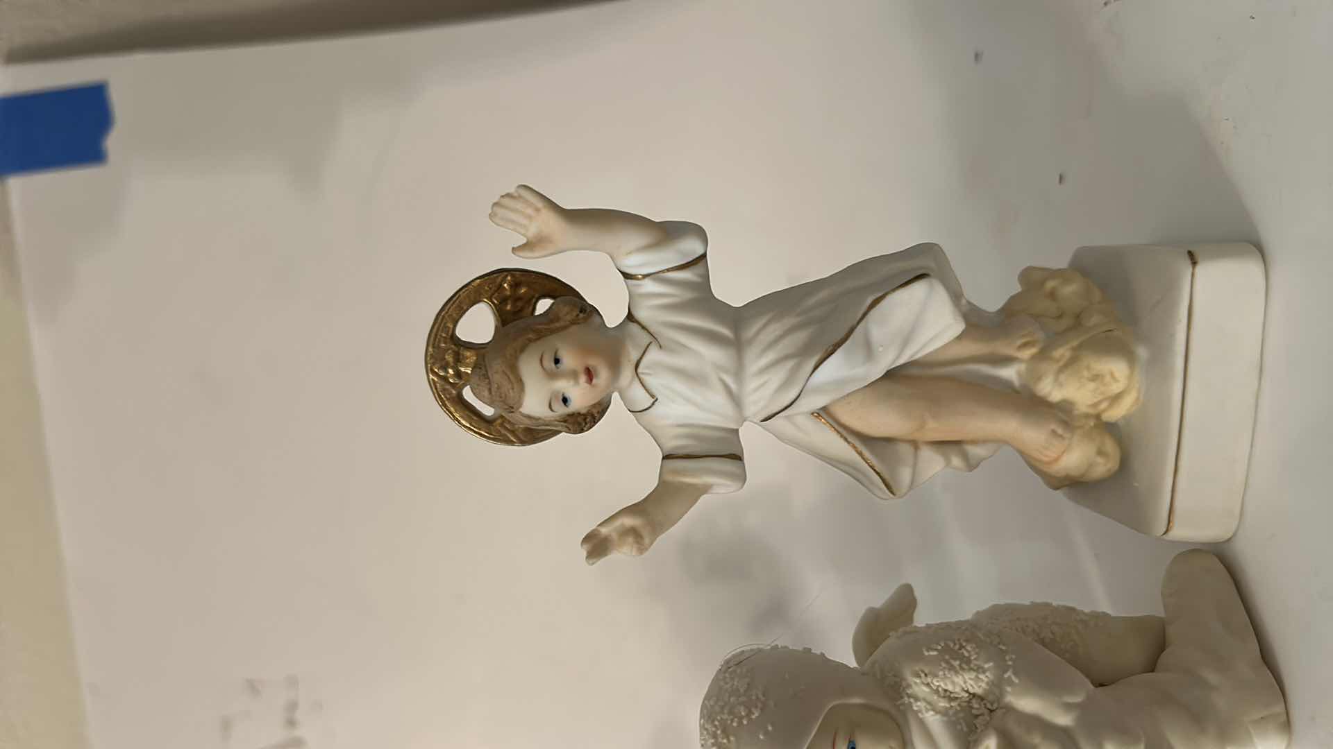 Photo 1 of FIGURINES - ANGELS AND RELIGIOUS STATUES (TALLEST H8”)