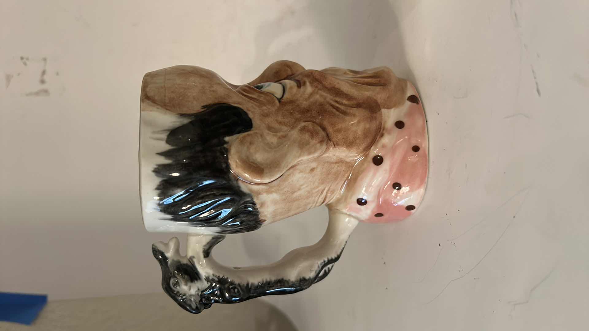 Photo 1 of 2 VINTAGE CERAMIC CHARACTER MUGS H5”