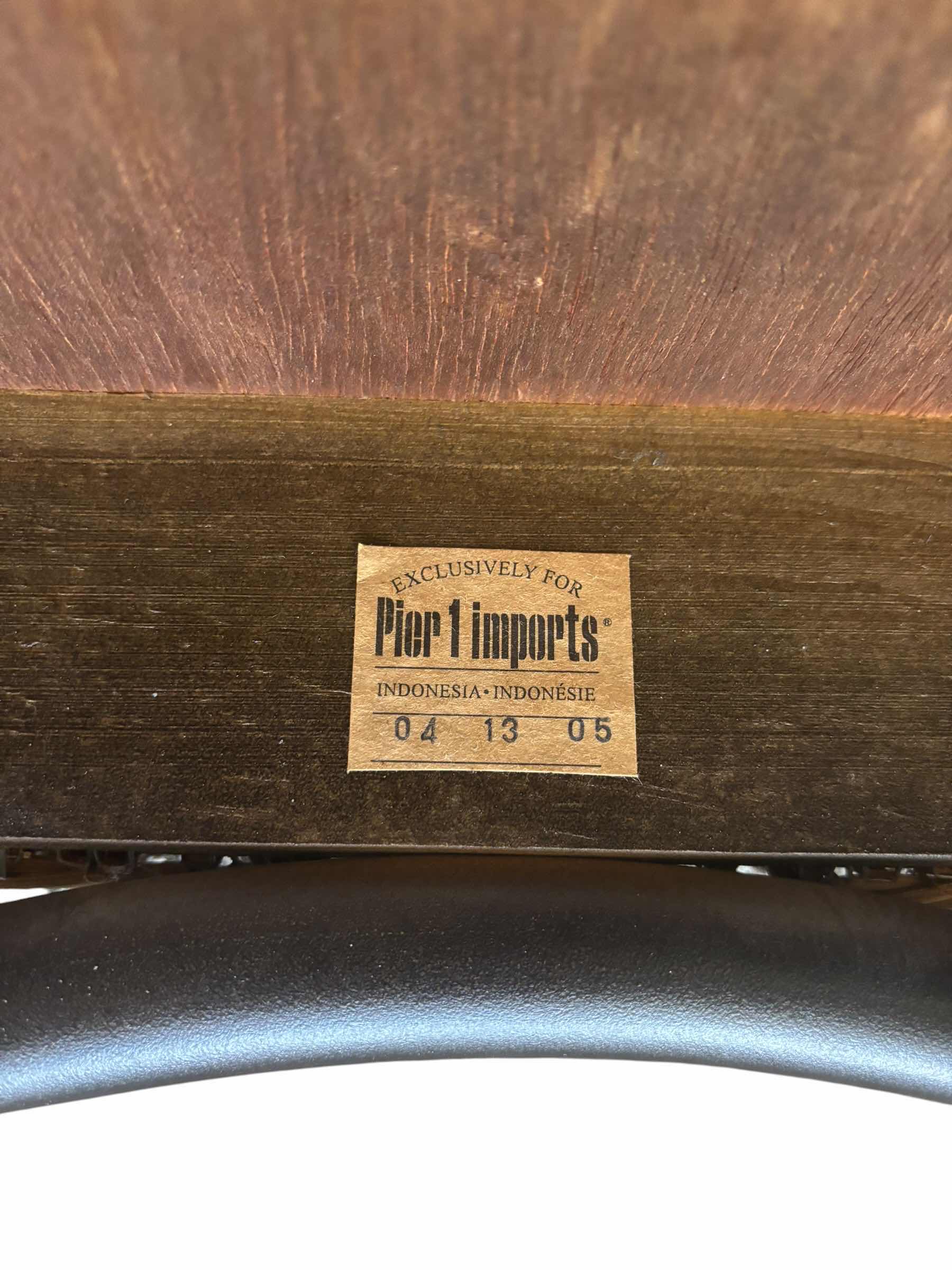 Photo 1 of VINTAGE PIER 1 IMPORTS RATTAN ARMCHAIR H33”