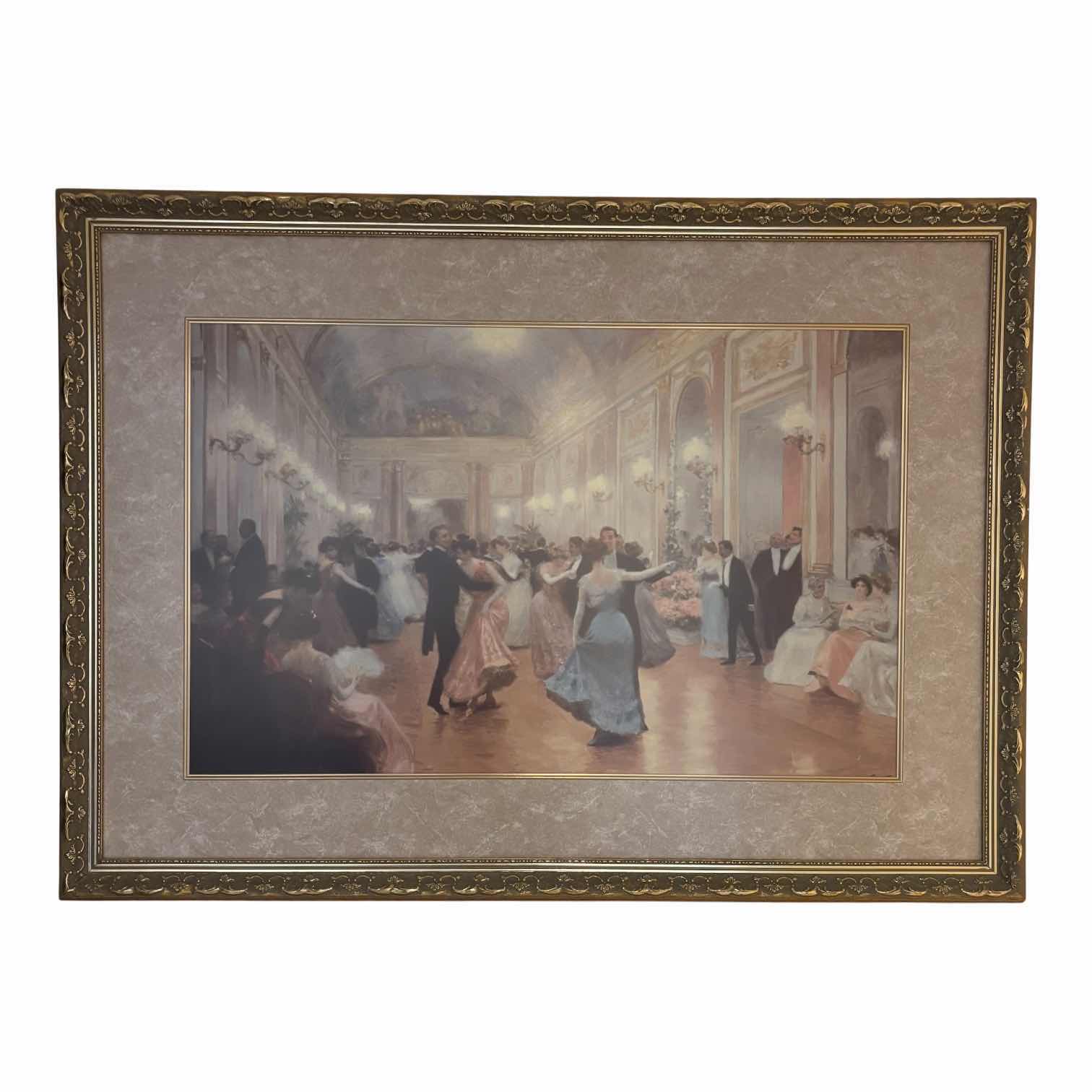 Photo 1 of FRAMED ART PRINT “THE BALL” H27” X 37”