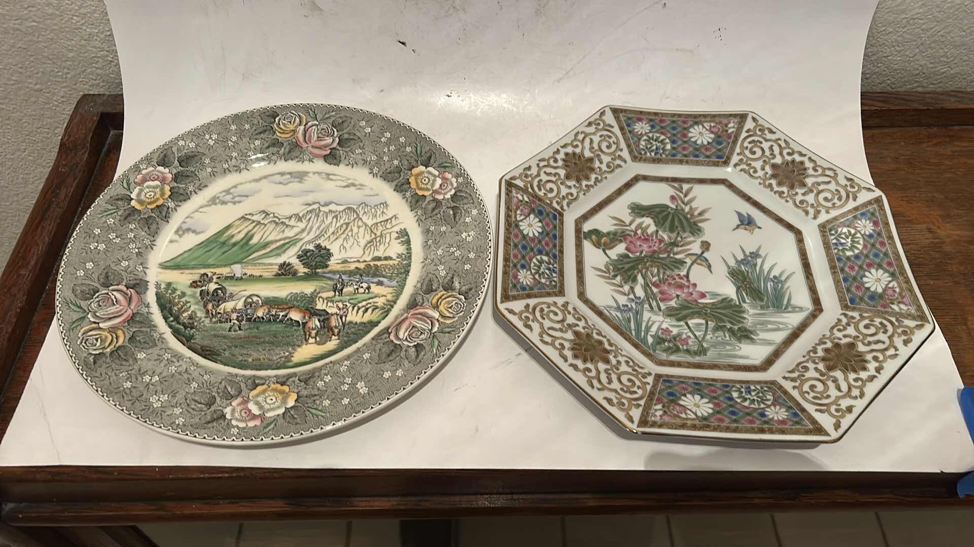 Photo 1 of 2 DECORATIVE ASIAN INSPIRED PLATES 11”
