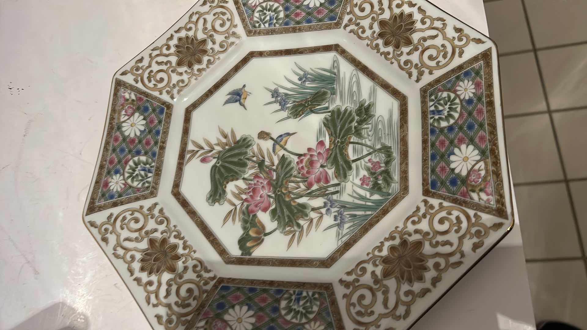 Photo 1 of 2 DECORATIVE ASIAN INSPIRED PLATES 11”