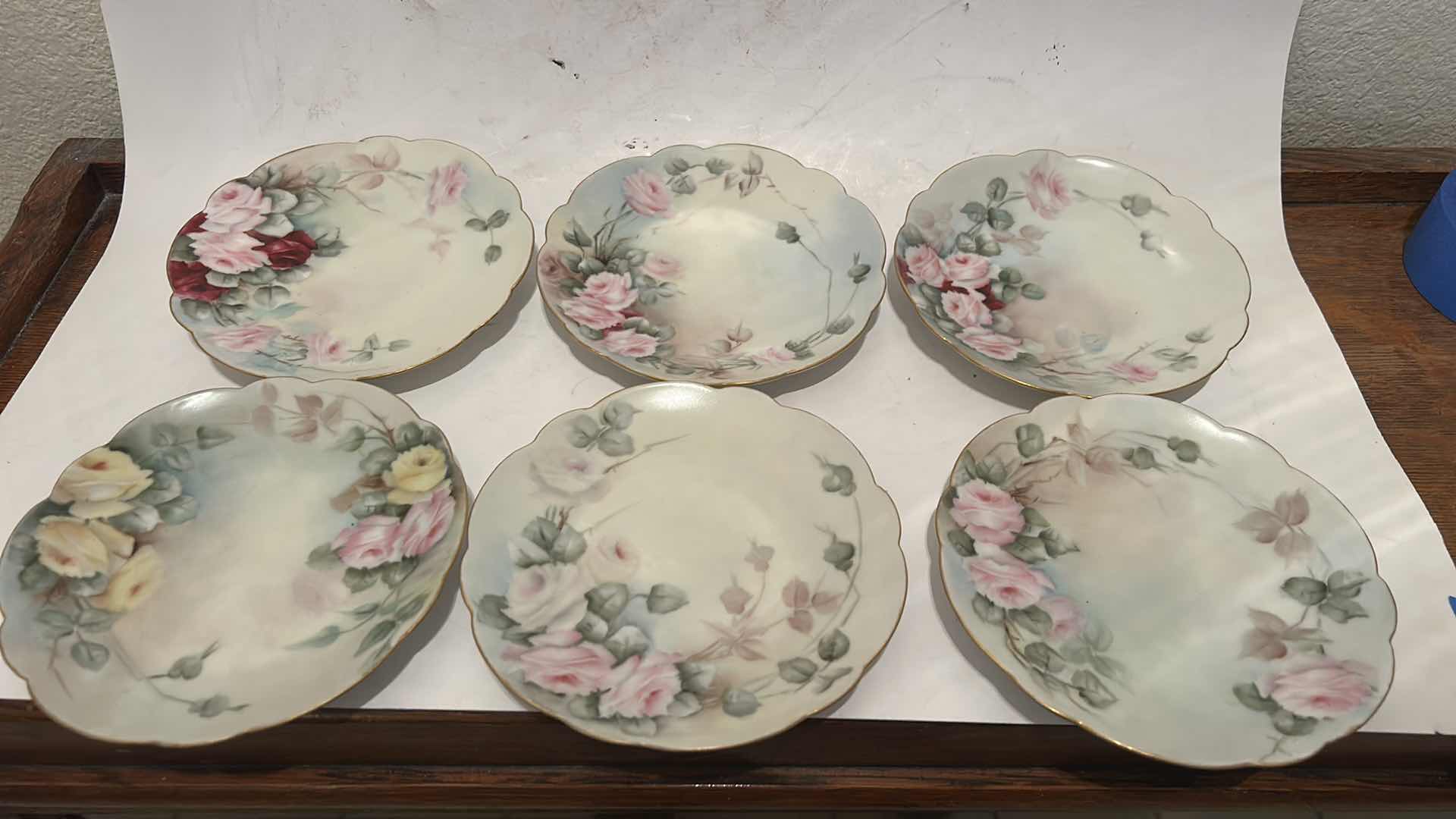 Photo 1 of 6 LIMOGES FRANCE 6” PLATES