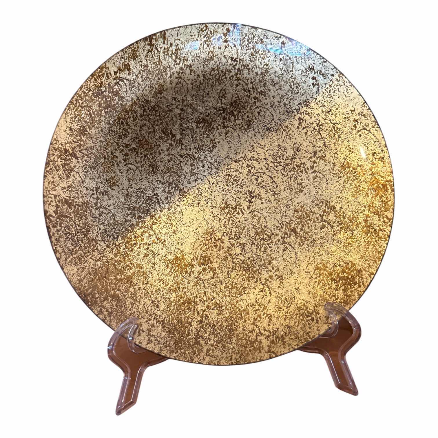 Photo 1 of (4)PCS GOLD DECORATIVE PLATES D13”