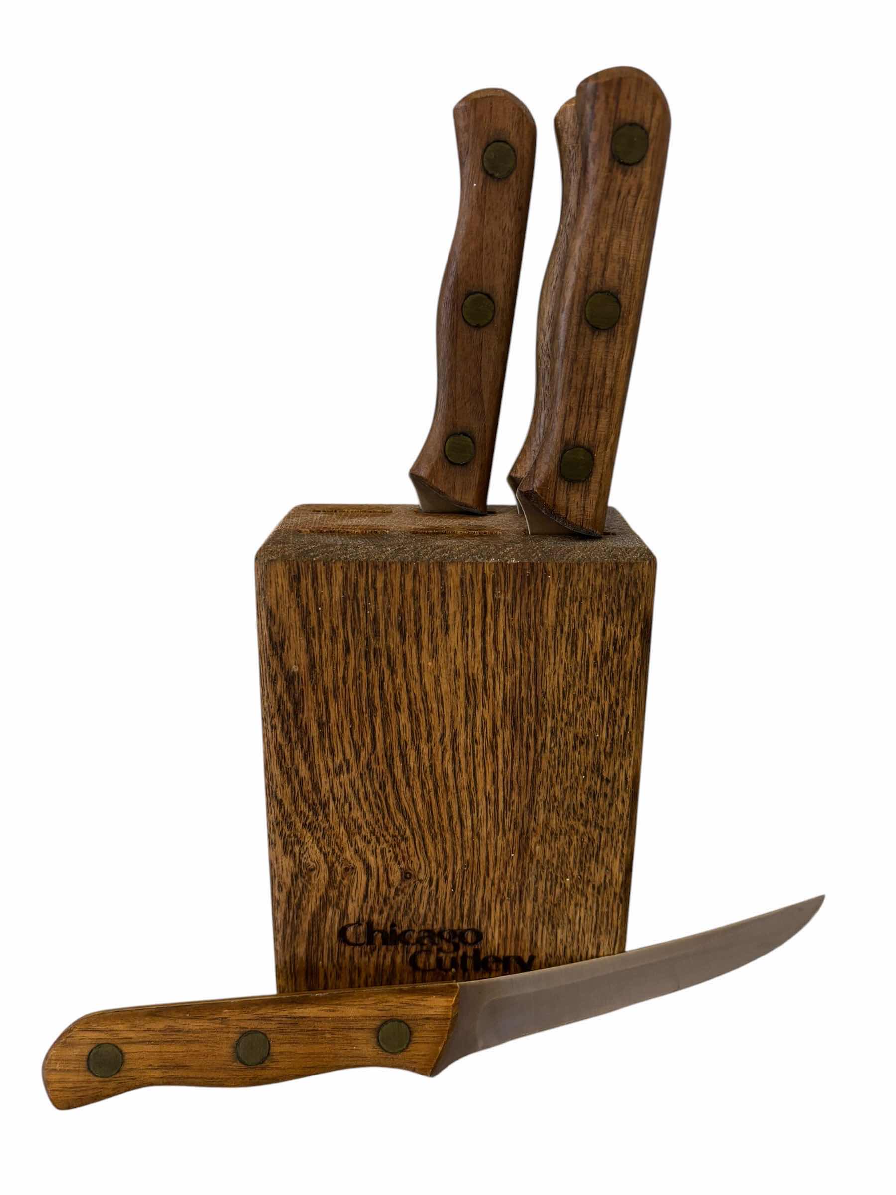 Photo 1 of CHICAGO CUTLERY KNIFE BLOCKS (2)