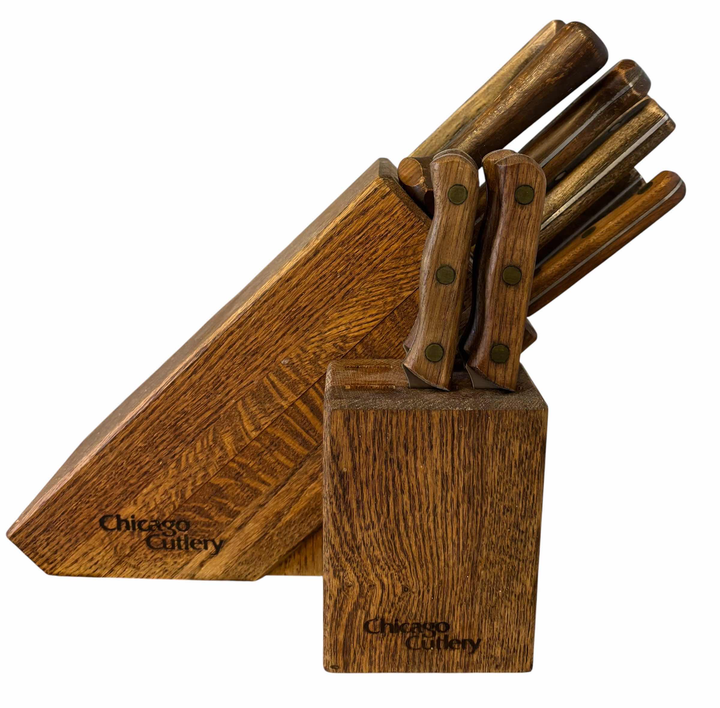 Photo 1 of CHICAGO CUTLERY KNIFE BLOCKS (2)